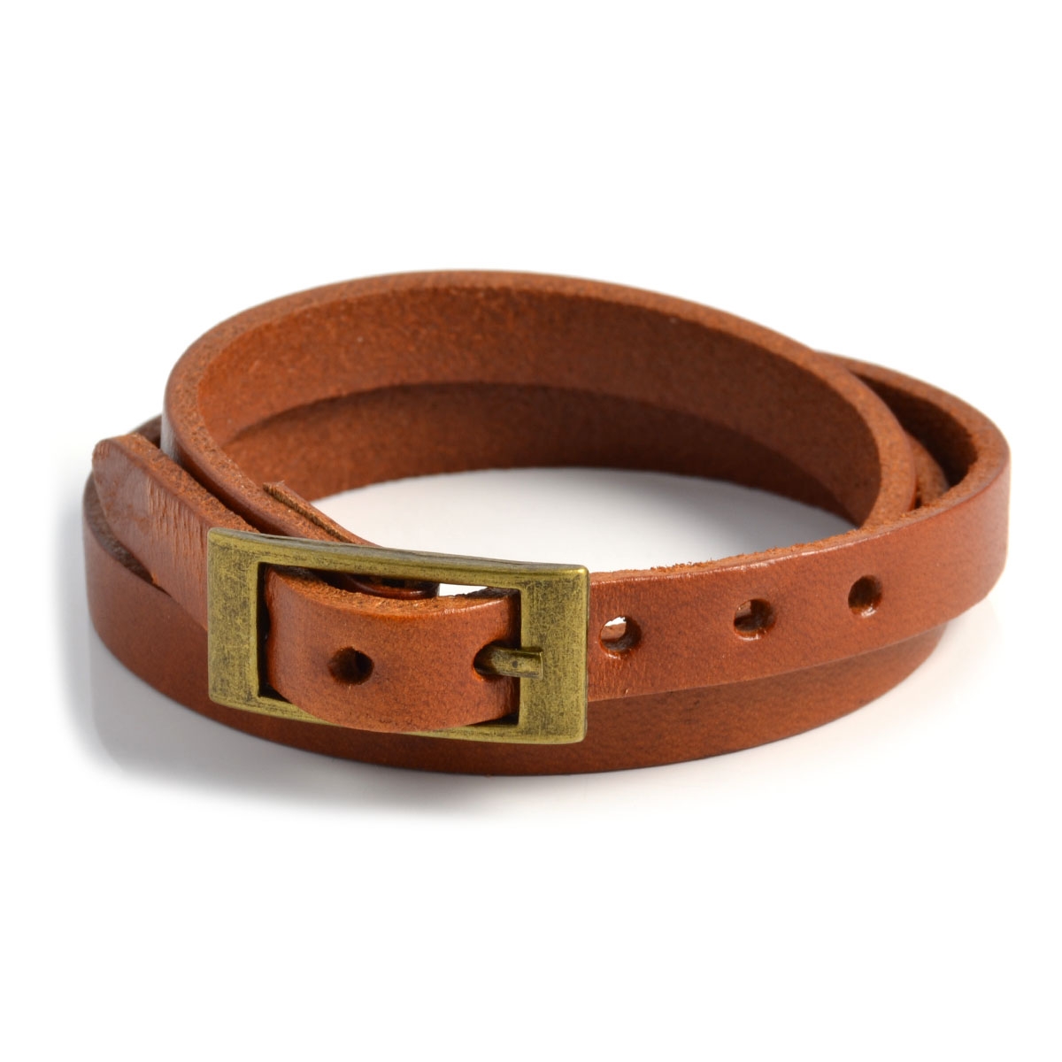 Brūna vita ādas aproce ar aizdari - 2