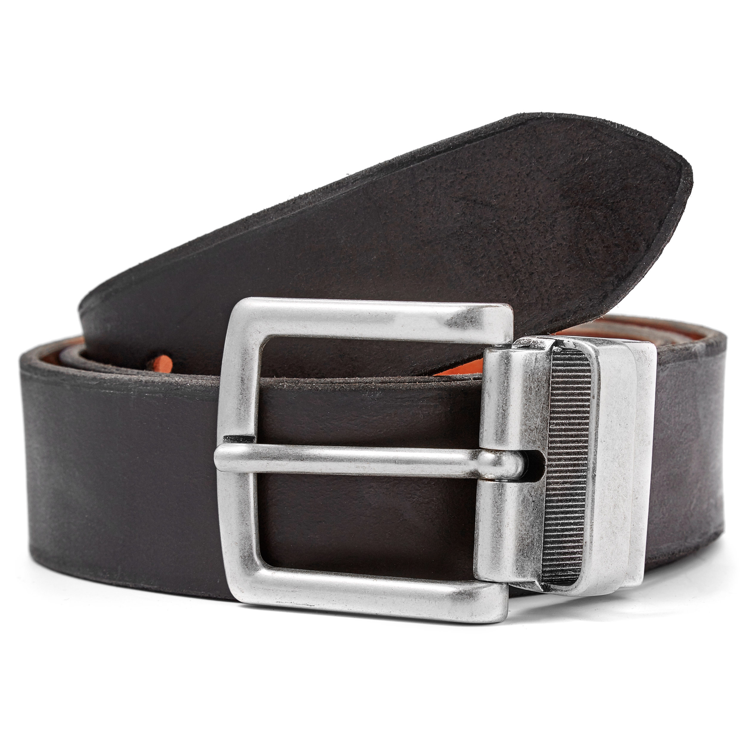 Dual Colour Leather Belt - 110cm - 6