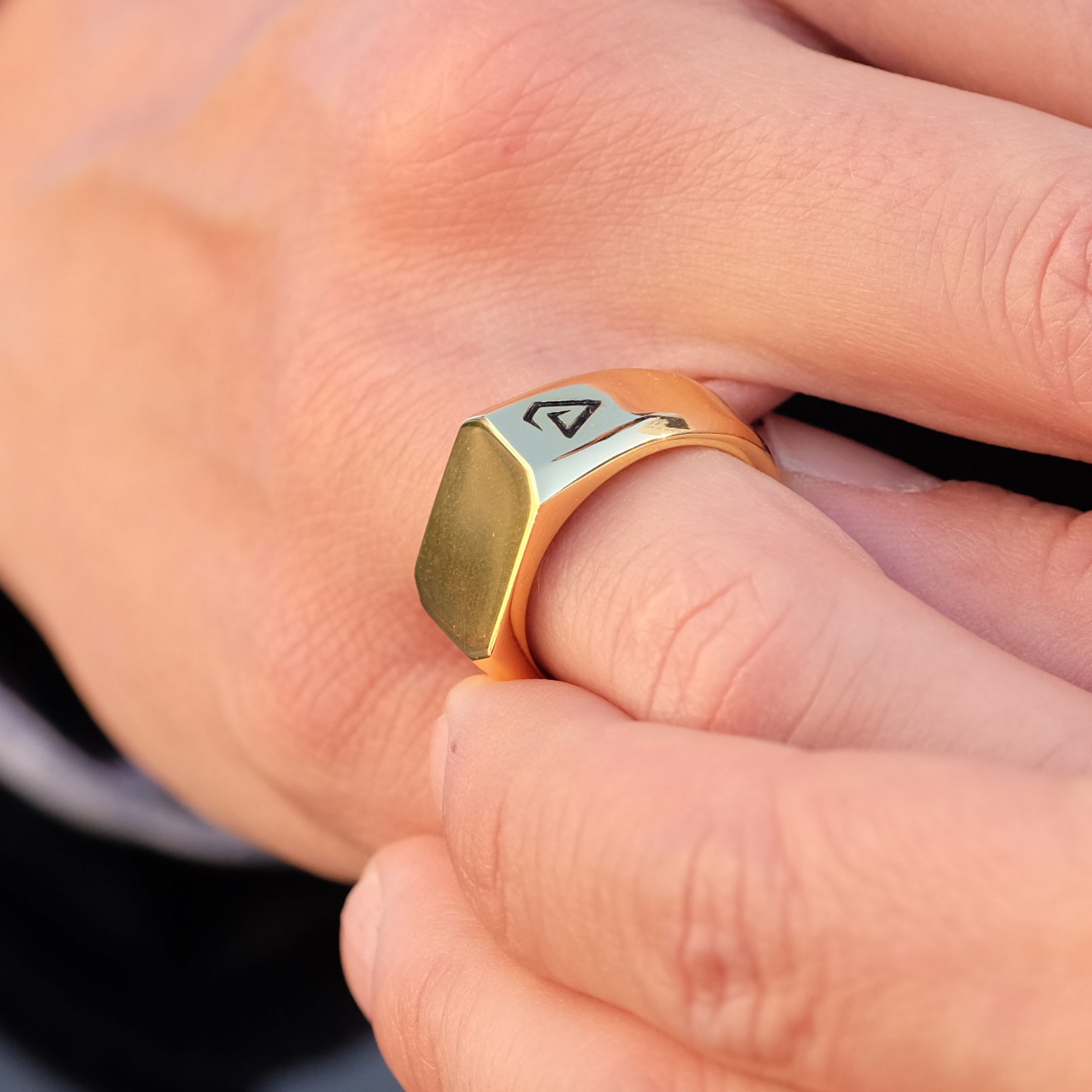 Josiah Gold 925s Silver Classic Ring - 5