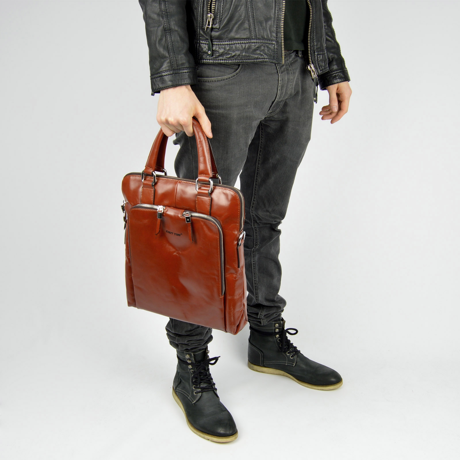 Rødbrun Fashion Skulderveske - 2