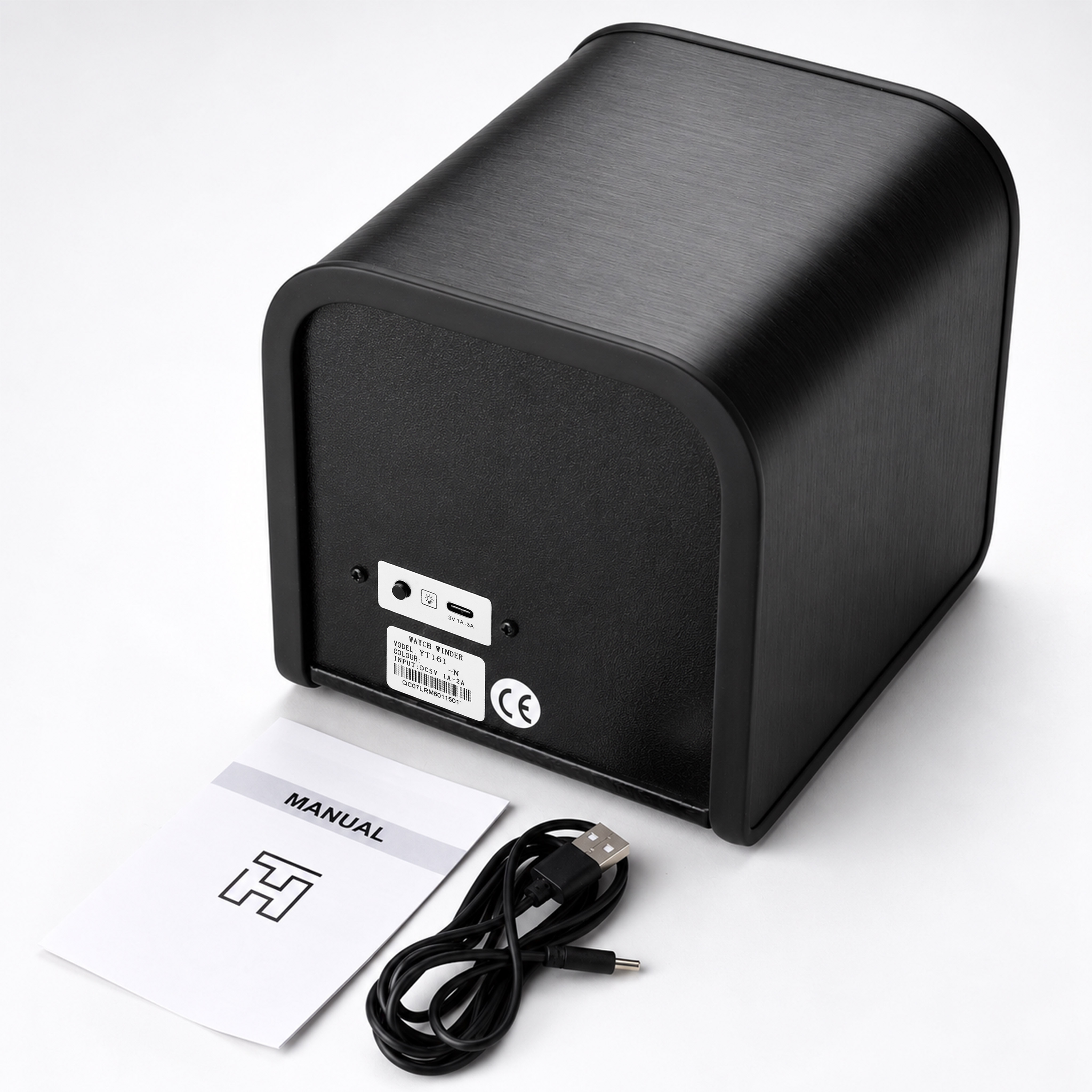 Chrono | Black Watch Winder, Black Interior with Illumination - 4