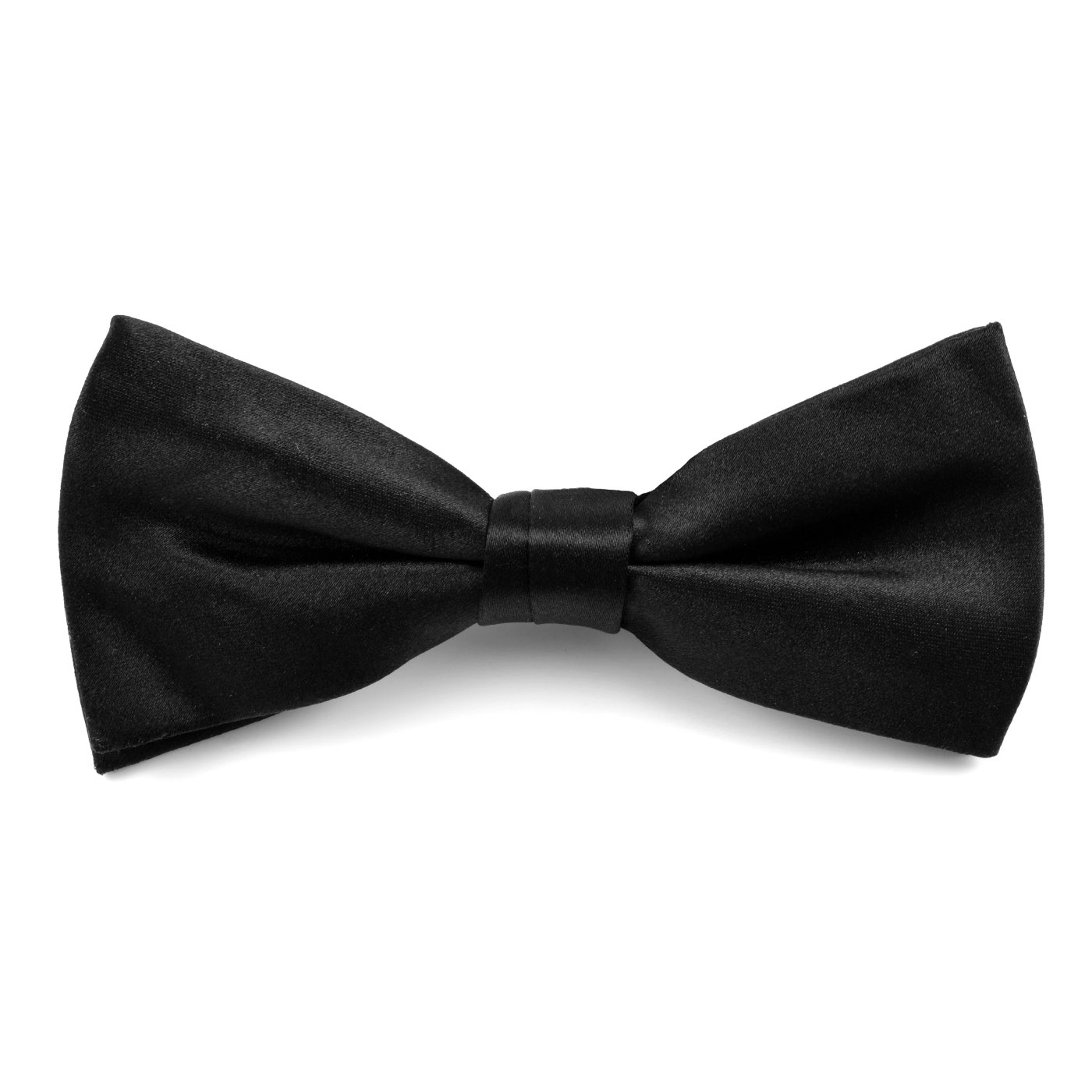 Μεταξωτό Παπιγιόν Μαύρο Slim - 1