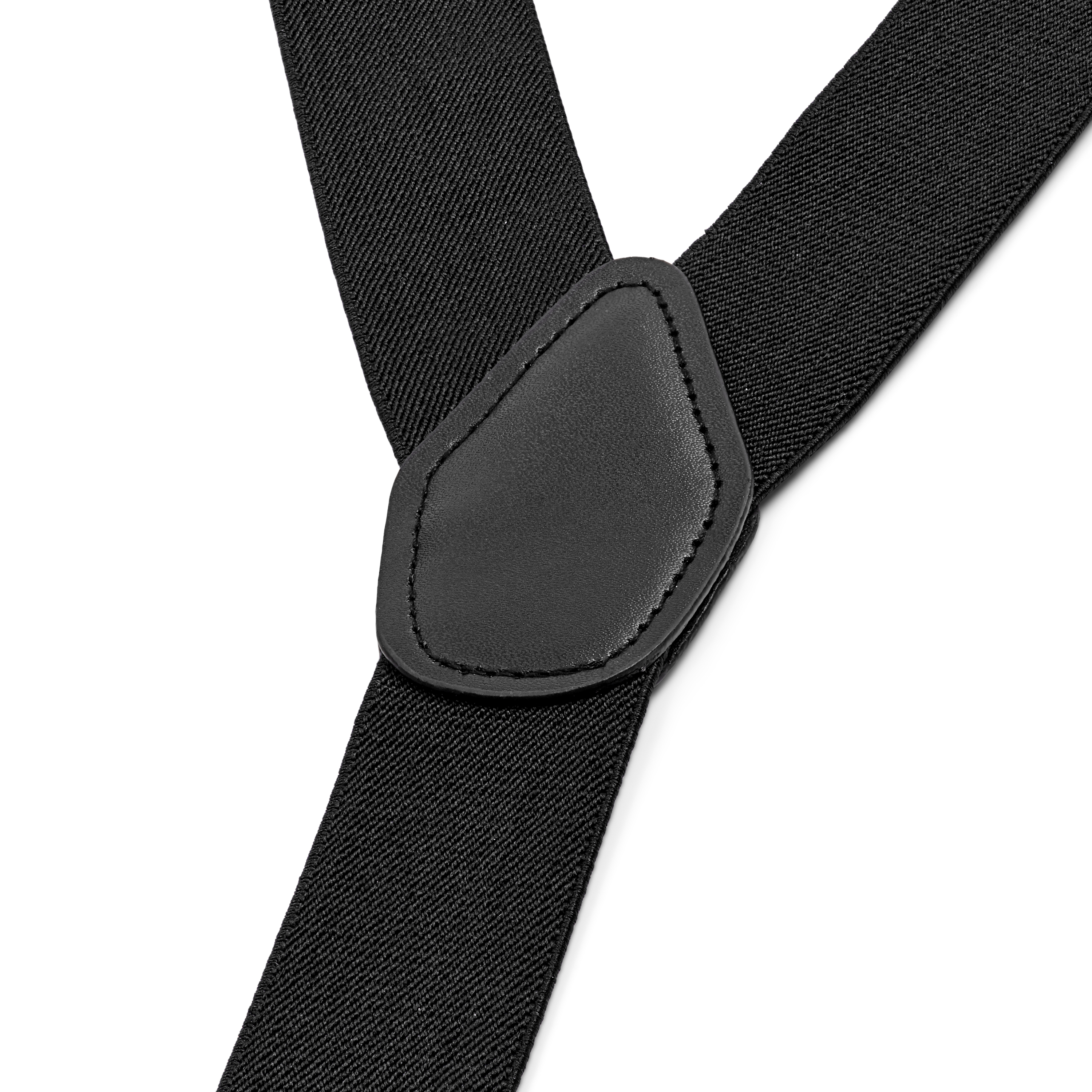 XL Brede Zwarte Splitknoopbretels - 2