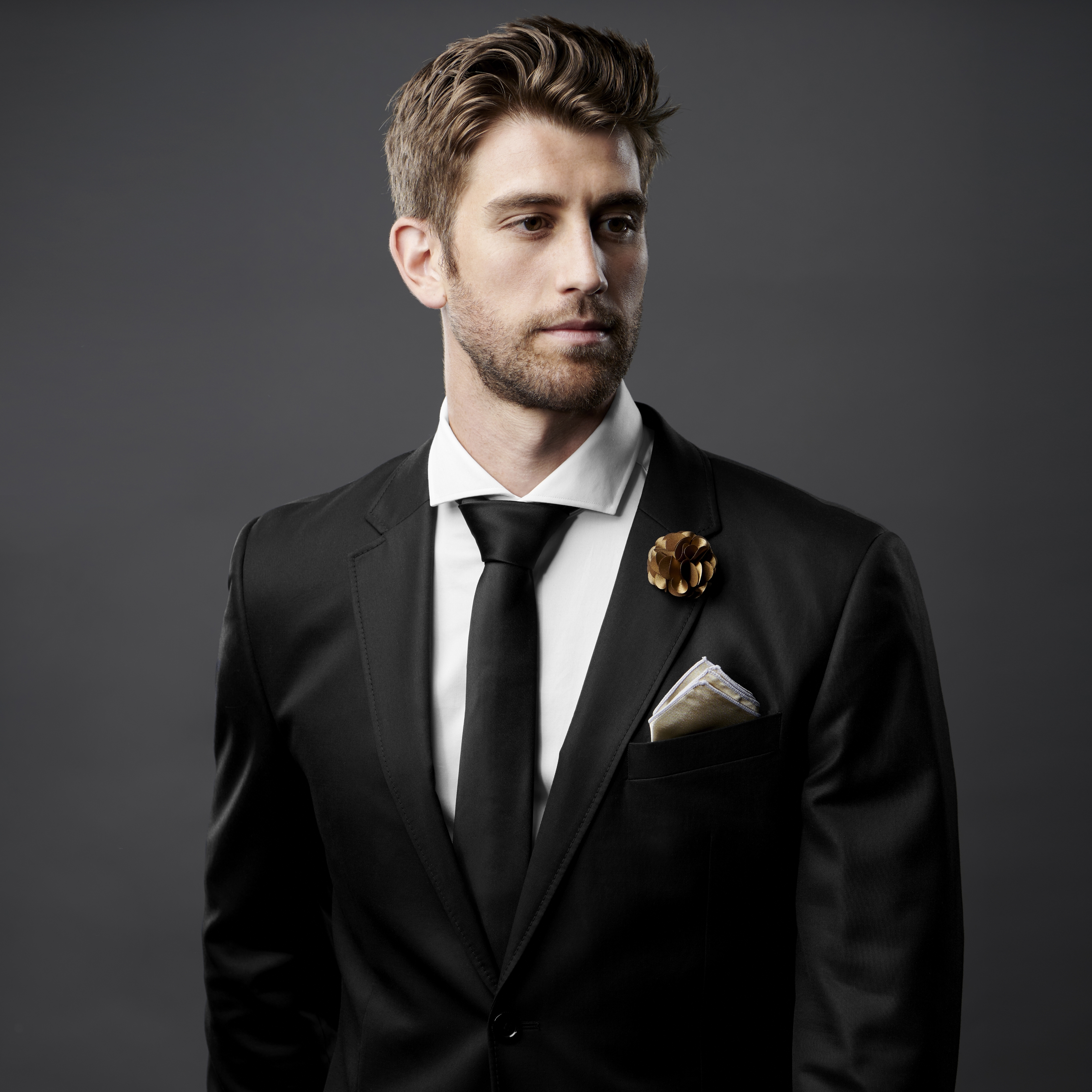 Lyxig Rostfärgad Kavajnål - 4