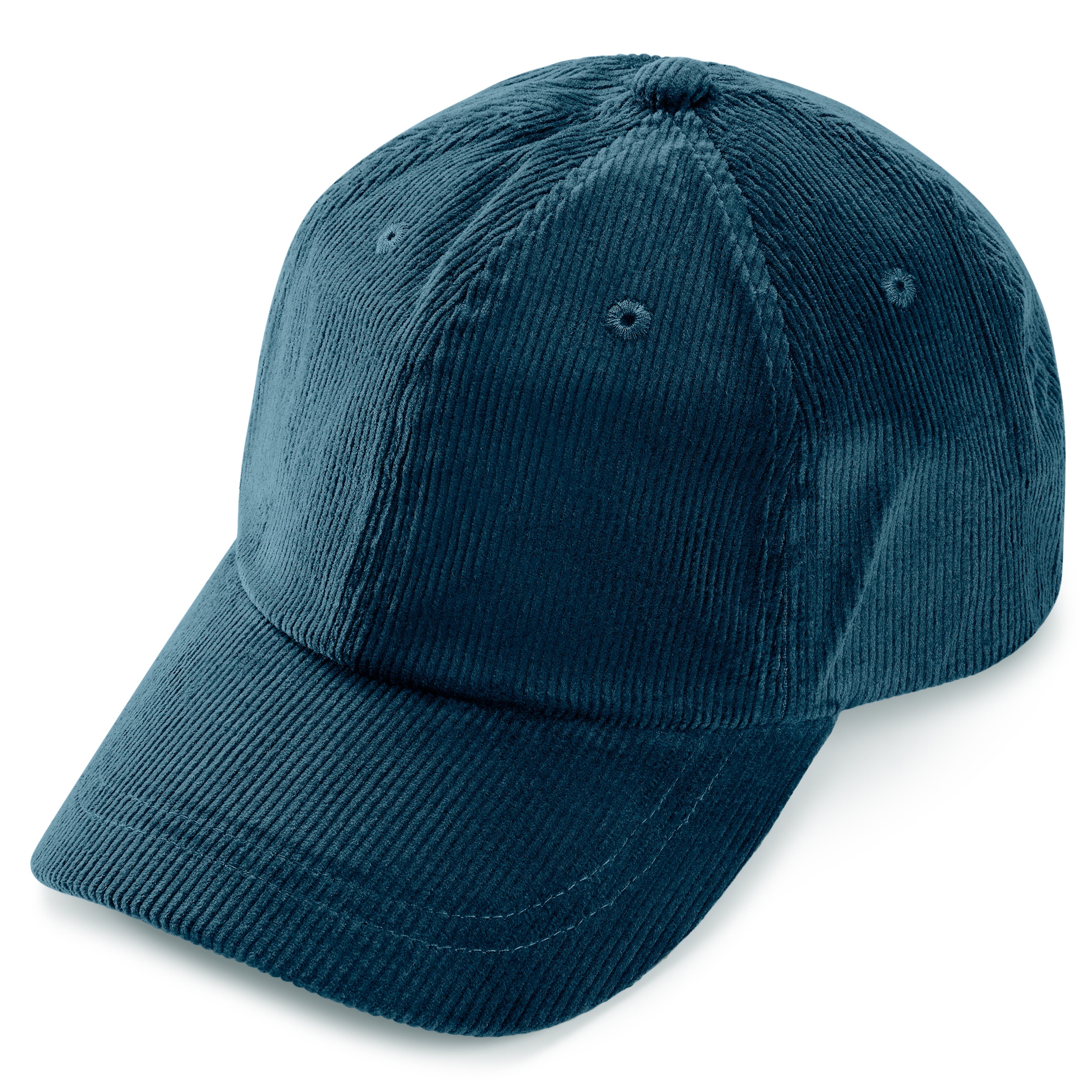 casquette en velours bleu marine