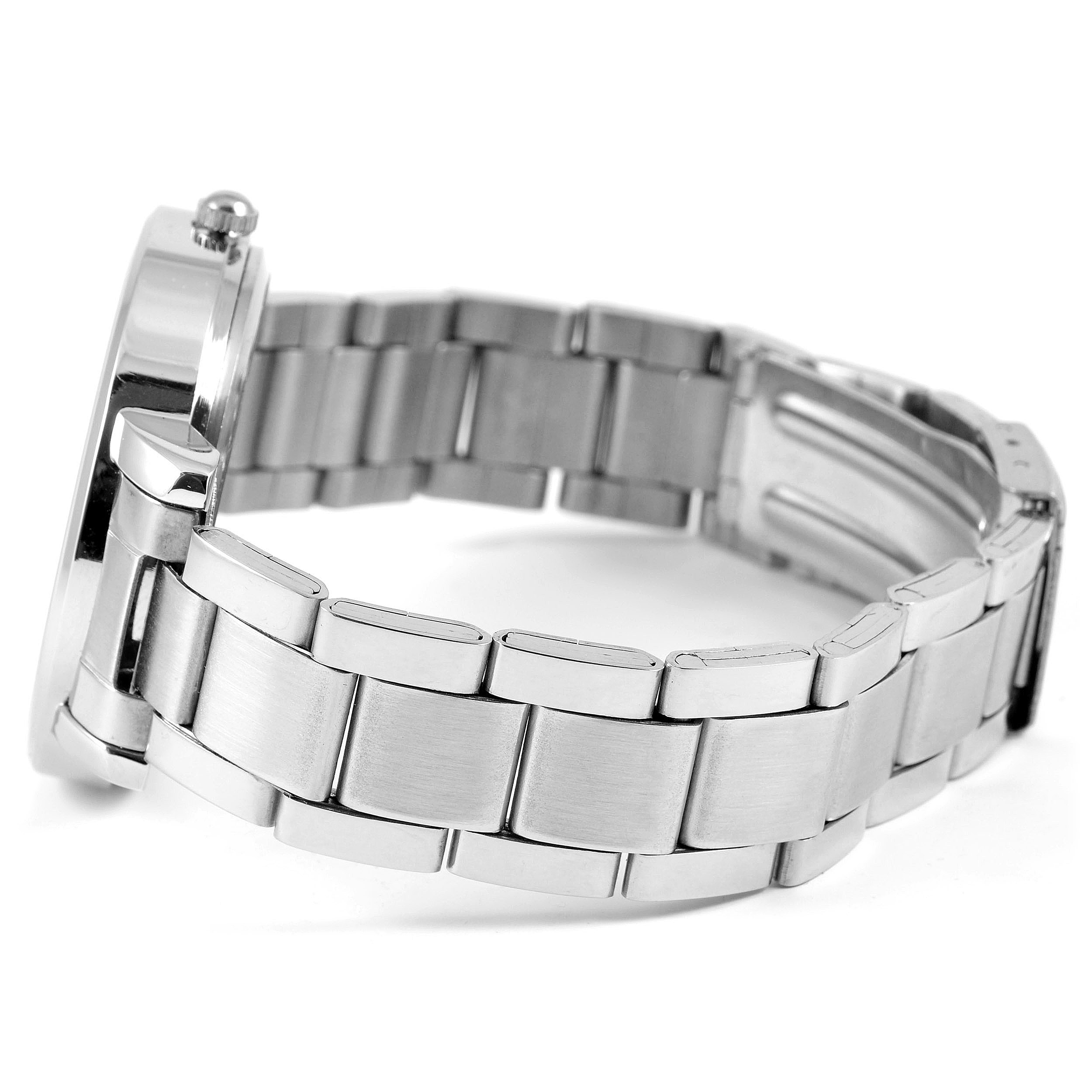 Silver Circle Watch - 4