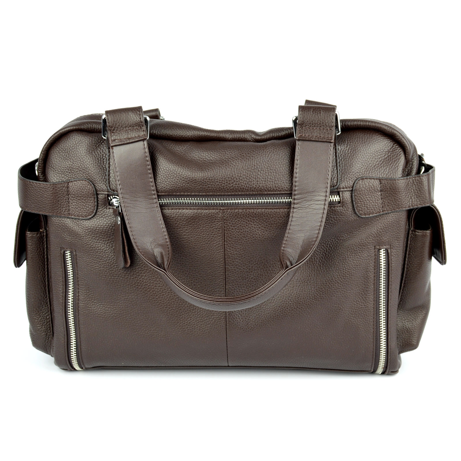 Exklusive braune VT Ledertasche - 6