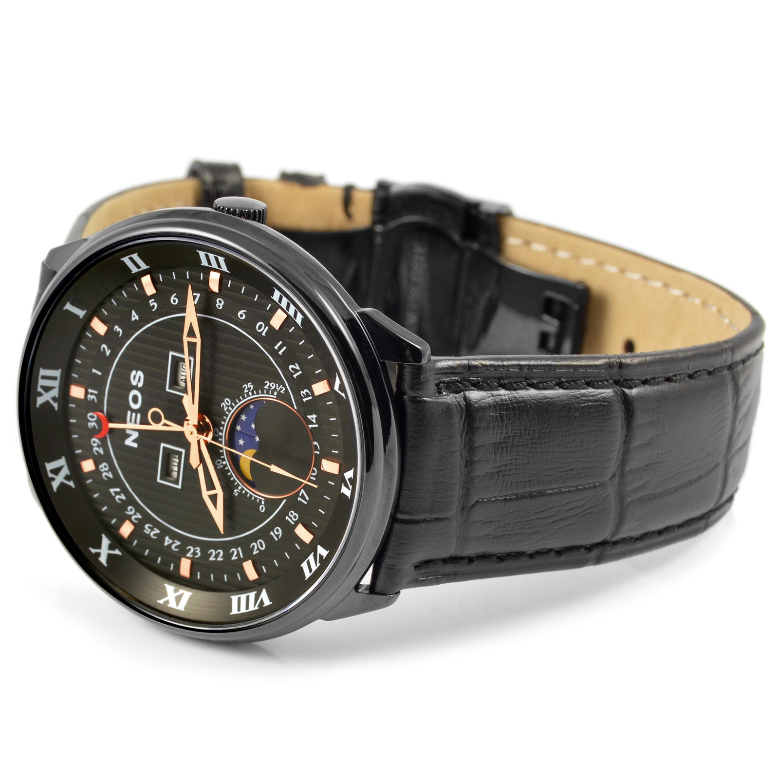 Musta/Kulta City Sapphire Kello - 2