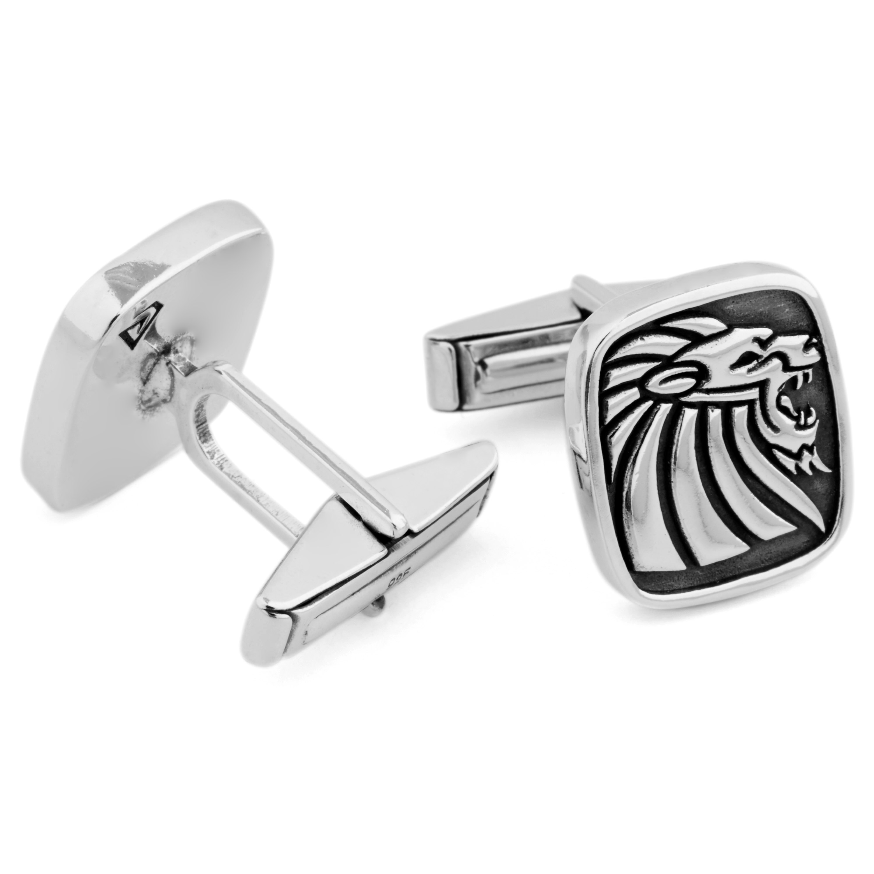 Lion Tribute 925s Cufflinks - 2