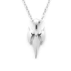 Silver-Tone Stainless Steel Dagger Cable Chain Necklace In stock