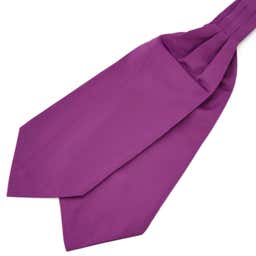 Fialová kravatová šála Askot Basic
