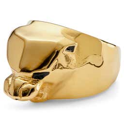 Χρυσαφί Ατσάλινο Δαχτυλίδι Mack Puma