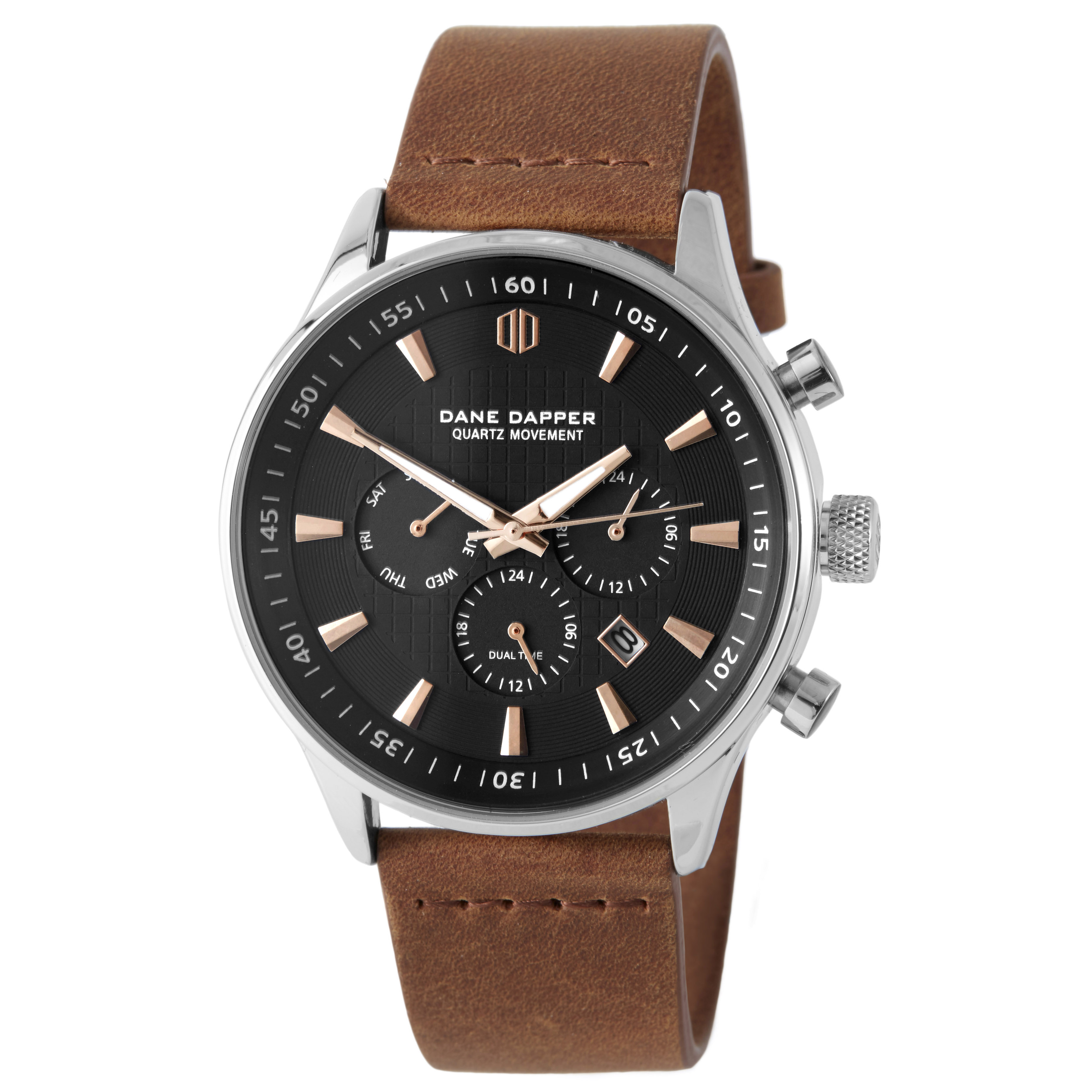 Brown & Copper Troika Watch - 1