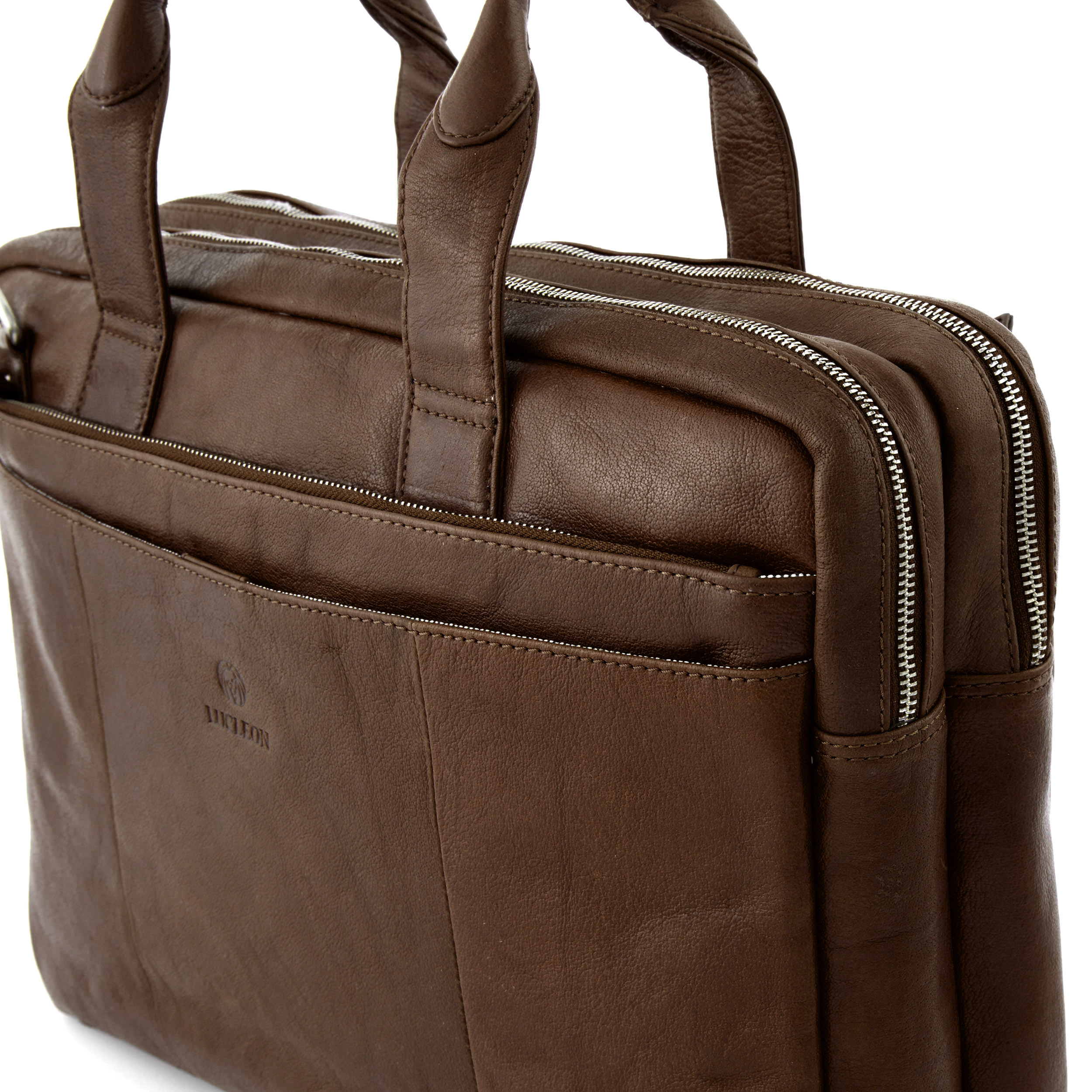 Braune California Laptoptasche - 12