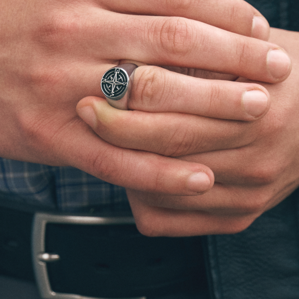 Statement signet ring