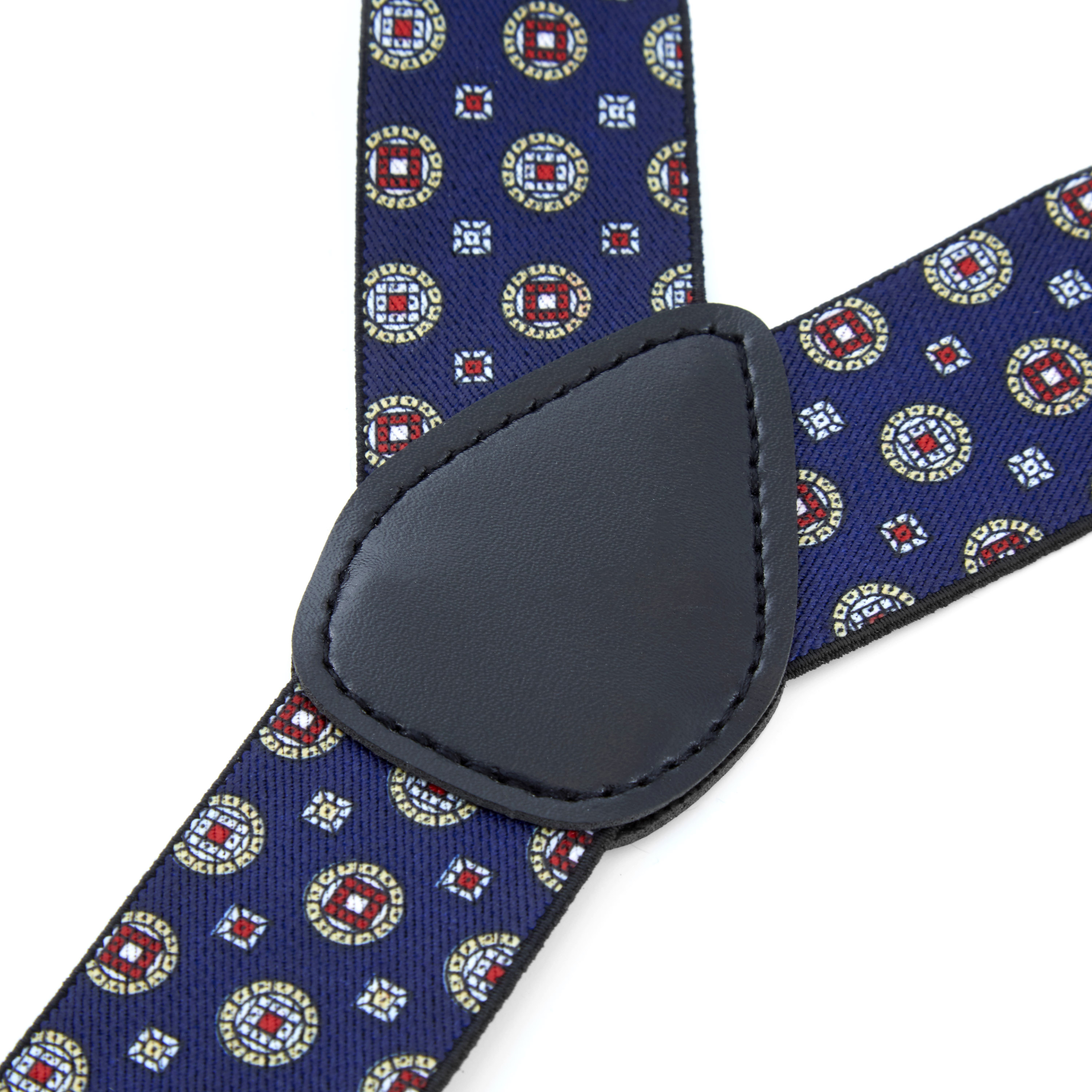 Rose Window Patterned Suspenders - 3
