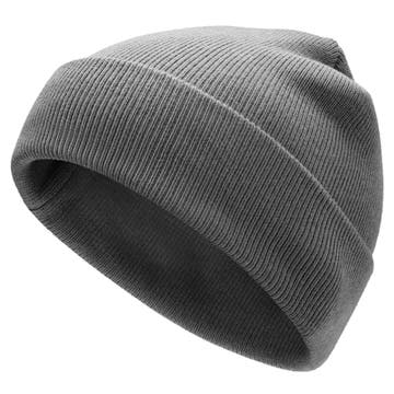 Hiems | Graue Recyclingbaumwoll-Mütze Hiems | Graue Recyclingbaumwoll-Mütze