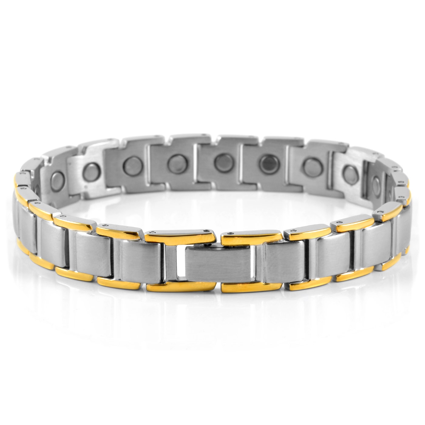Silver / Gold Surgical Magnetic Bracelet - 2