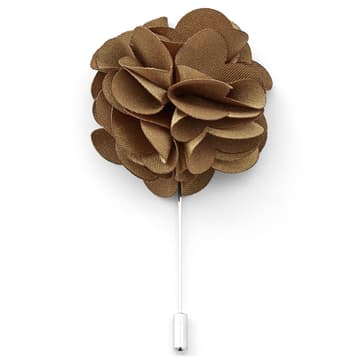 Καρφίτσα Πέτου Luxurious Rust-Coloured Flower Καρφίτσα Πέτου Luxurious Rust-Coloured Flower