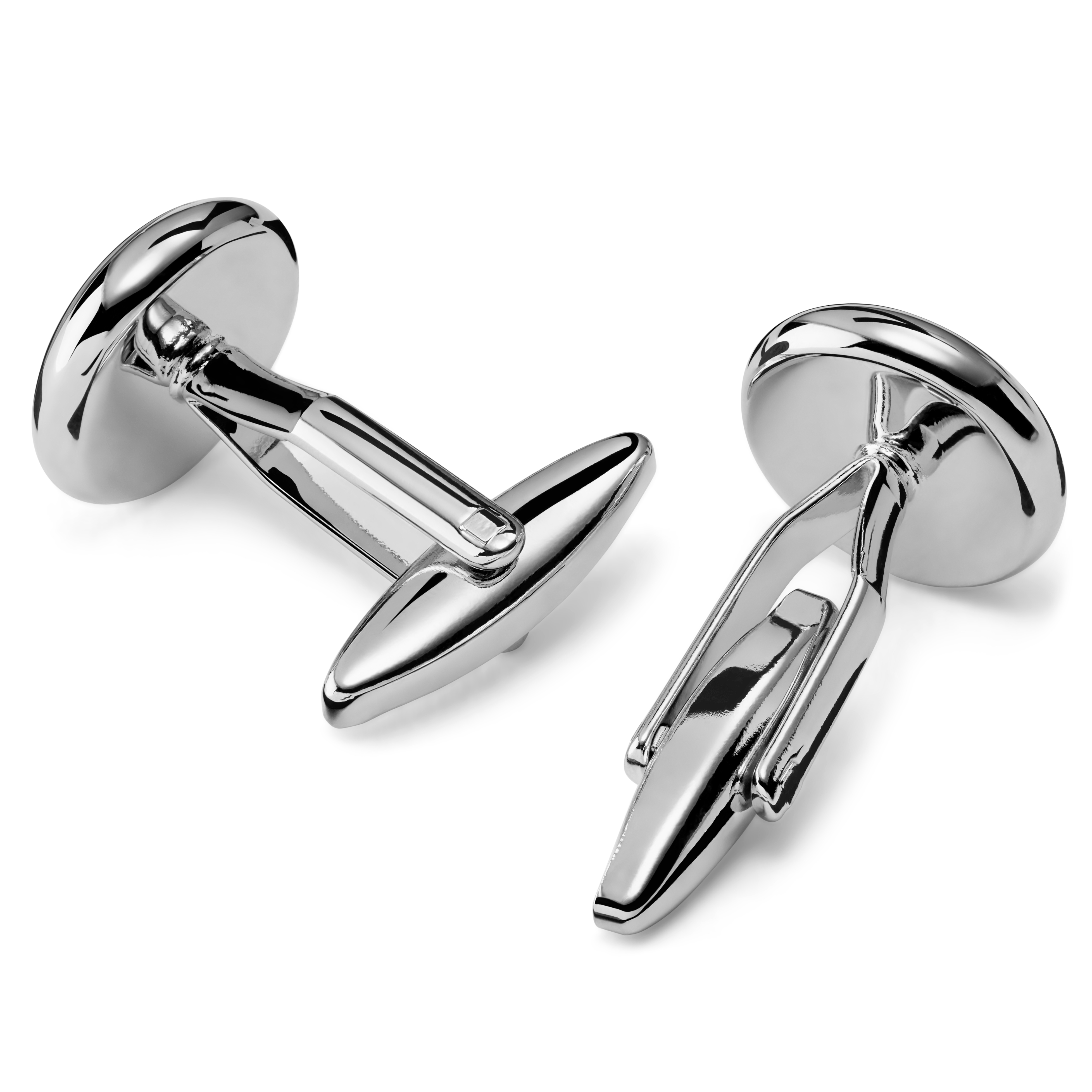 Round Letter P Initial Cufflinks  - 3