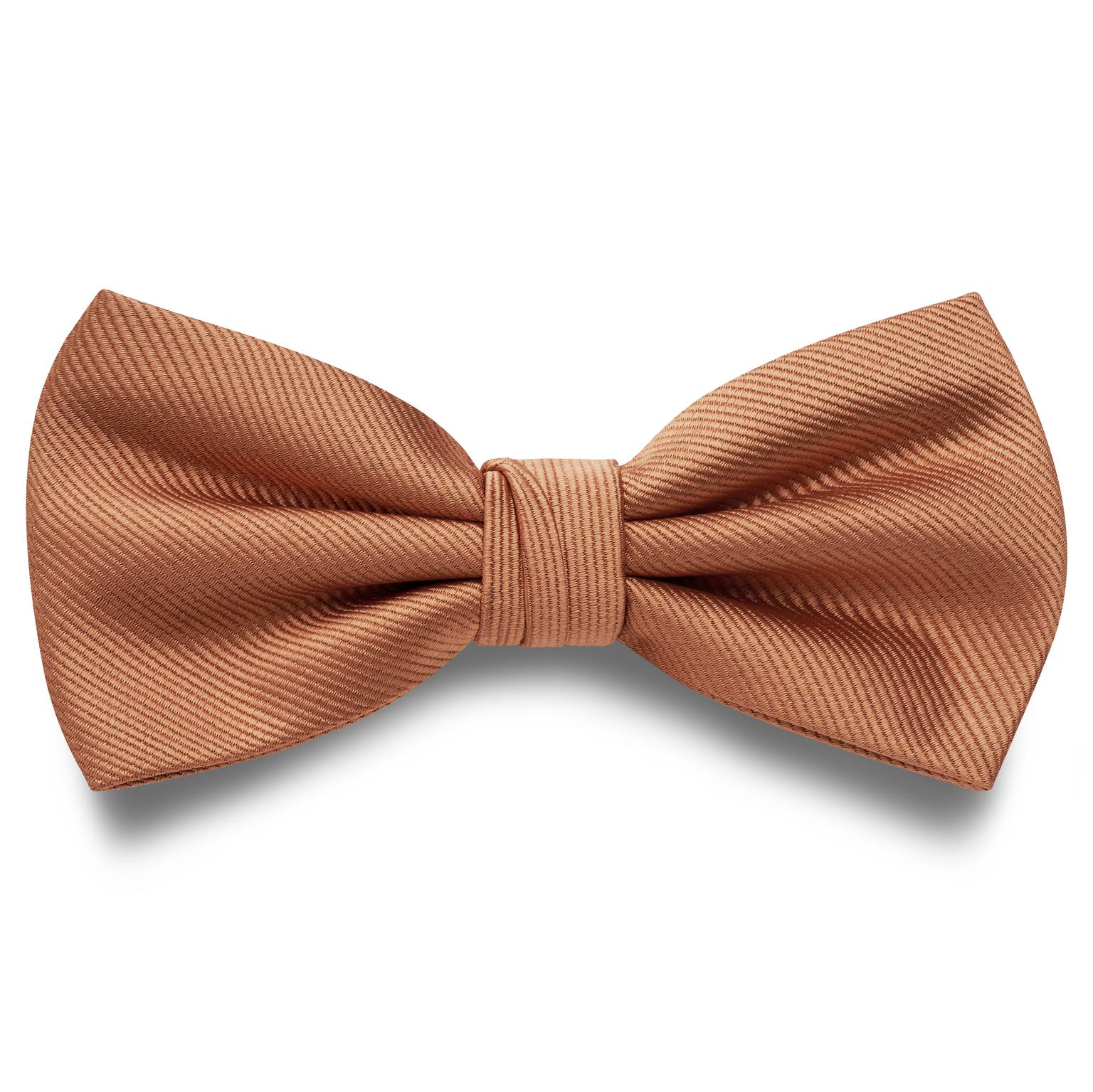 Cognac Pre-Tied Grosgrain Bow Tie Cognac Pre-Tied Grosgrain Bow Tie