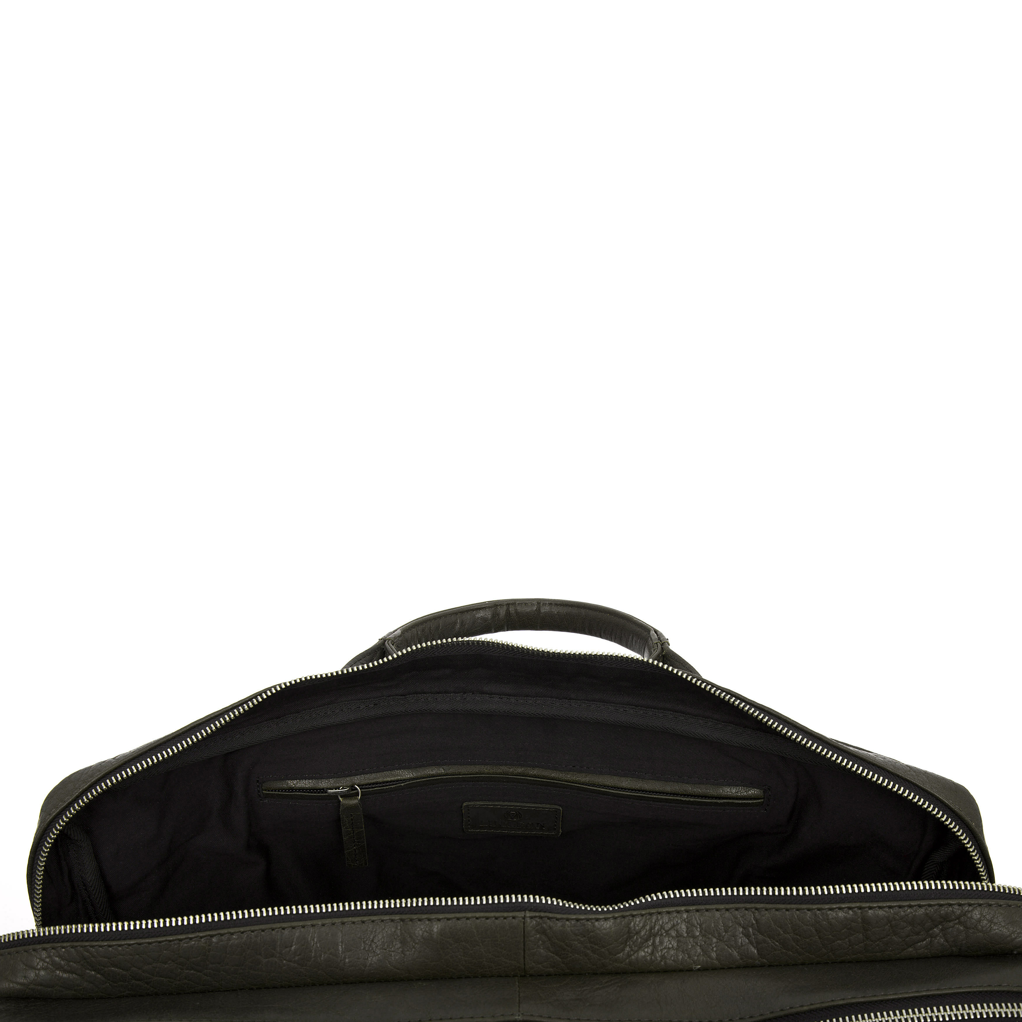 Δερμάτινη Τσάντα Laptop Montreal XL Olive - 10