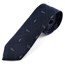 Blue Music Tie