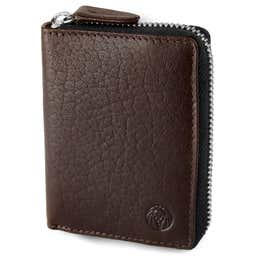 Brown Montreal RFID Leather Card Holder