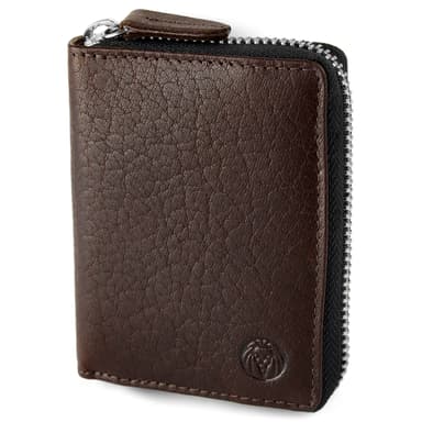 Brown Montreal RFID Leather Card Holder Brown Montreal RFID Leather Card Holder