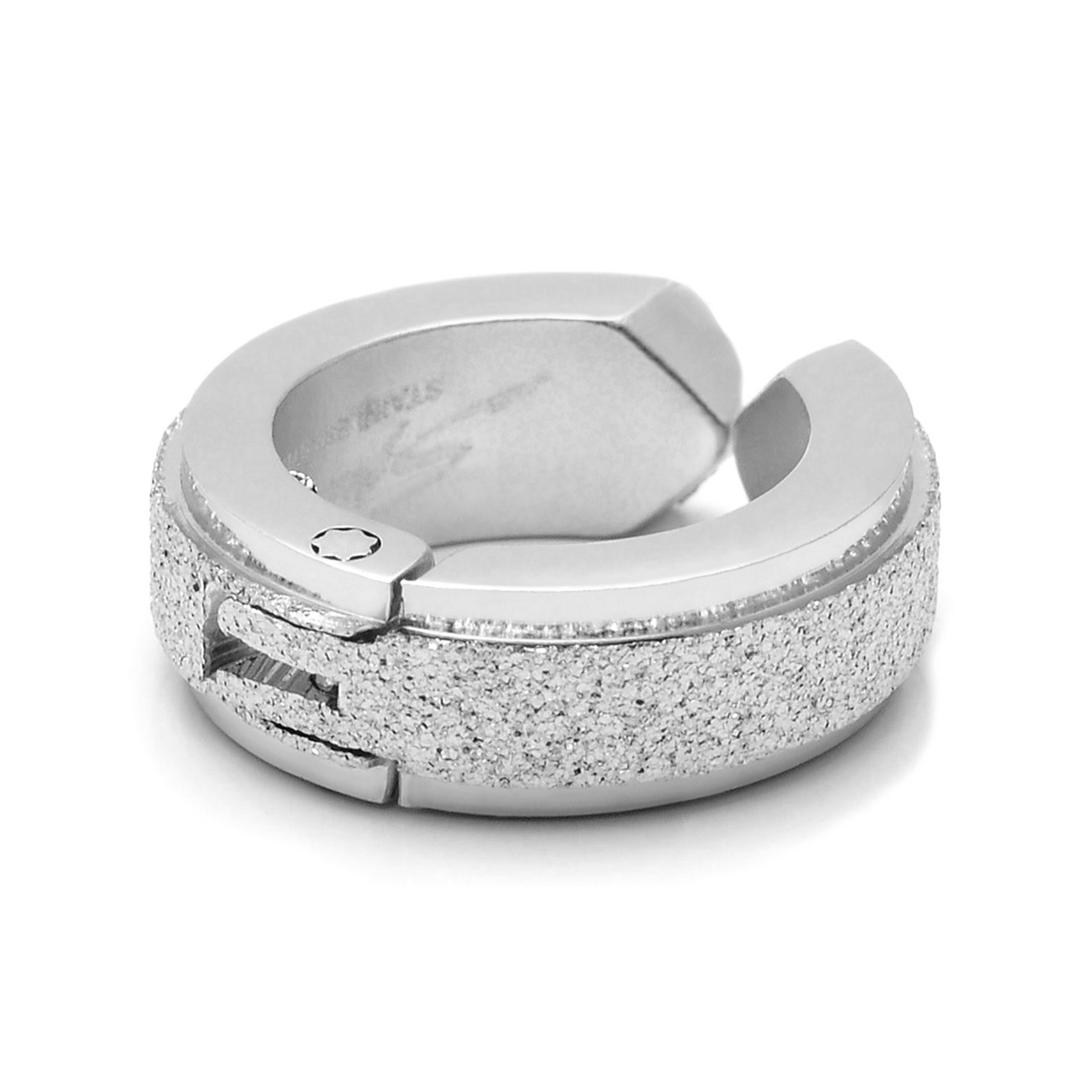 Sentio | Clip Oorbel van Geborsteld Roestvrij Staal - 3