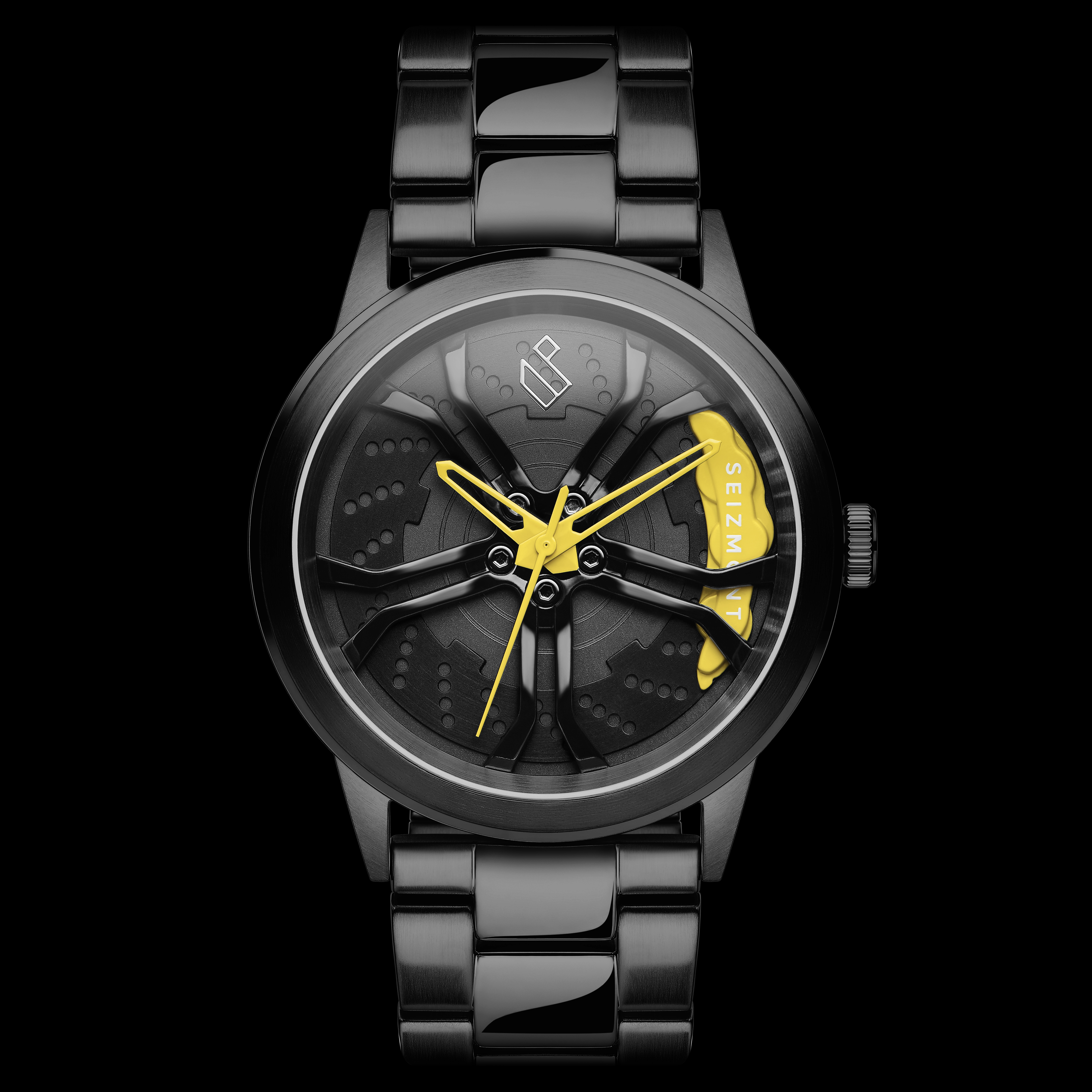 Monza | Reloj racing en negro y amarillo - 11