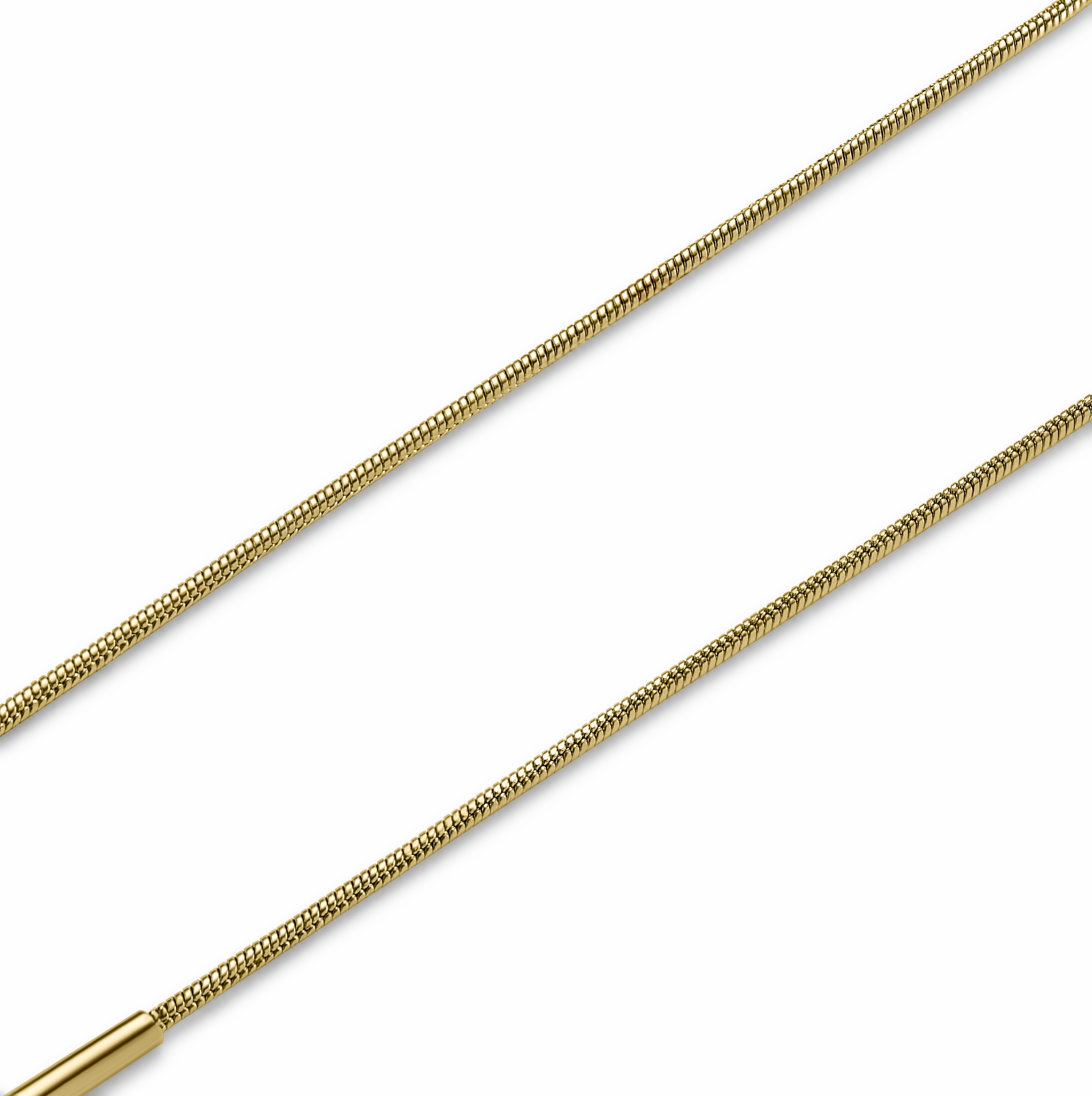 Essentials | Bracelet à chaîne serpent doré 1 mm - 4