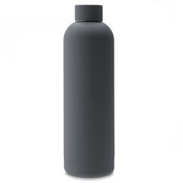 Wasserflasche | 750 ml | Grau Edelstahl