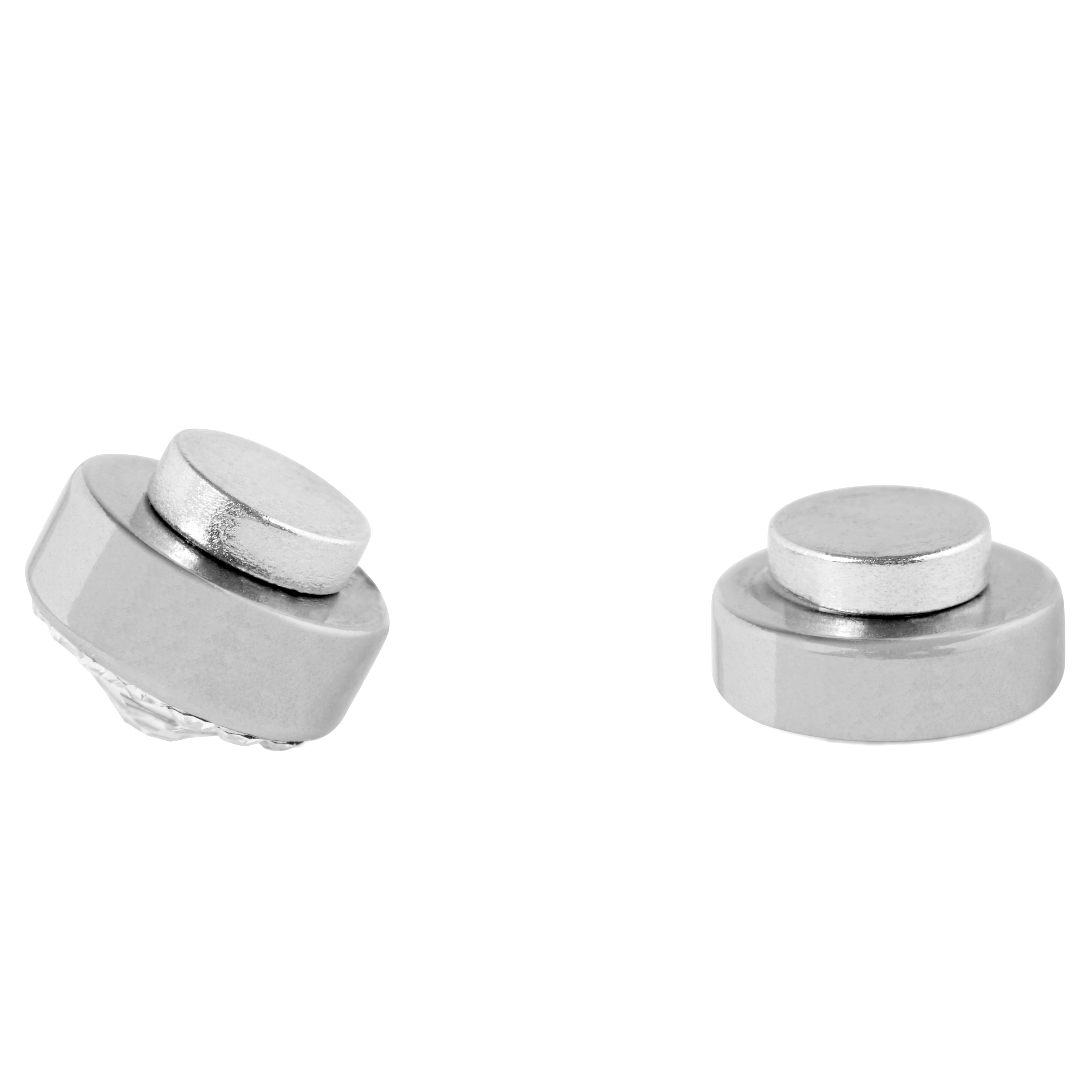 6mm Clear Crystal Magnetic Earring - 4