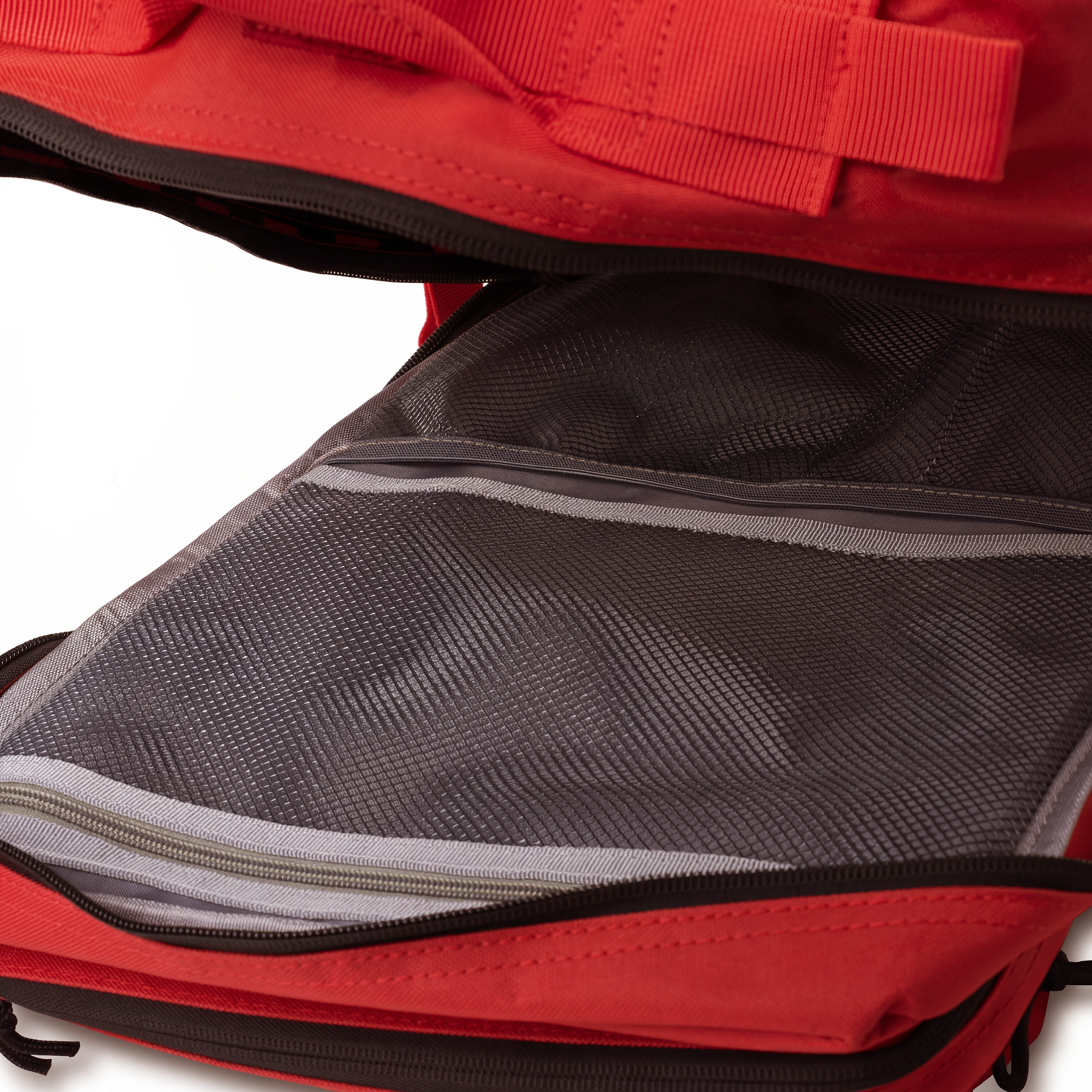 Expedition | Roter taktischer Rucksack mit 40 L Volumen und Patch-Fläche - 6