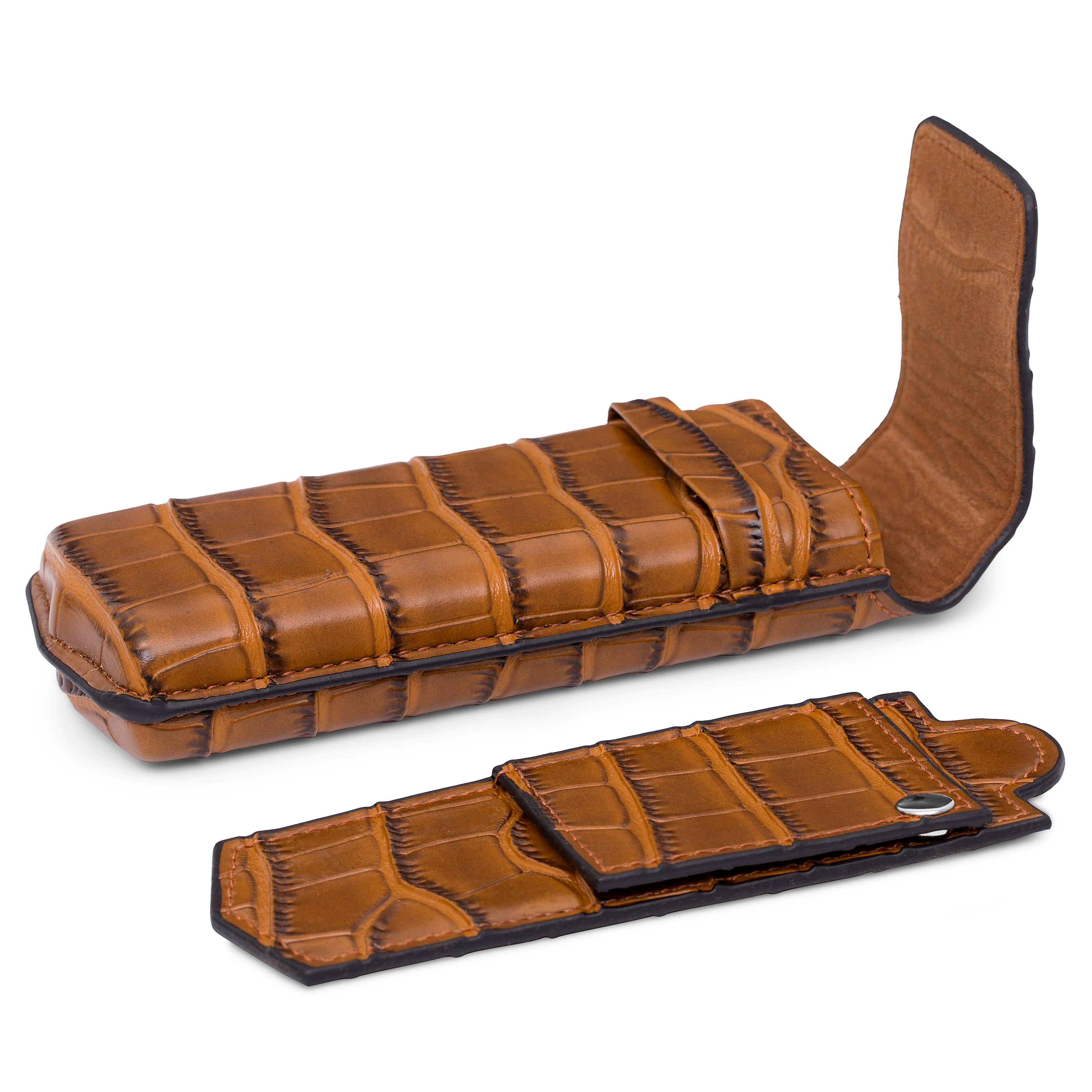 Crocodile Single Watch Travel Case - 2