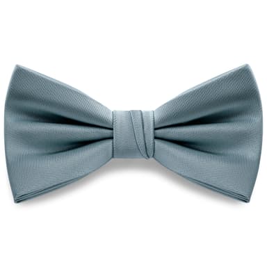 Rauchgraue vorgebundene Satin Fliege Rauchgraue vorgebundene Satin Fliege
