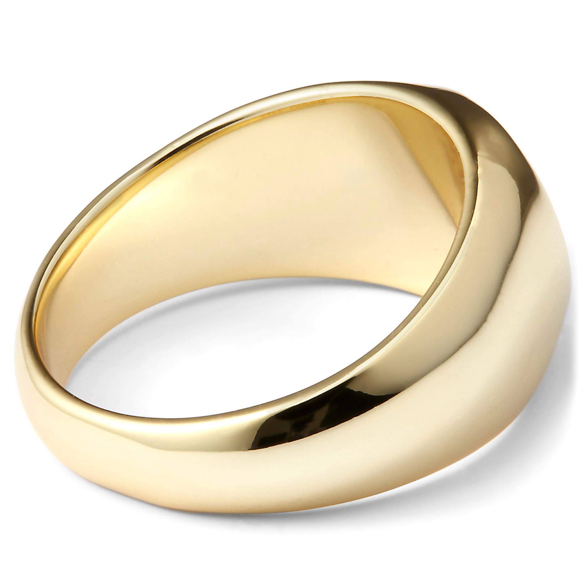 Lev srebrn prstan 925 z zlatim premazom - 2