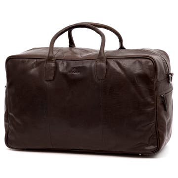Montreal Brown Leather Duffel Bag