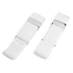Wide White Sleeve Garters  - 1 - primary thumbnail small_image gallery