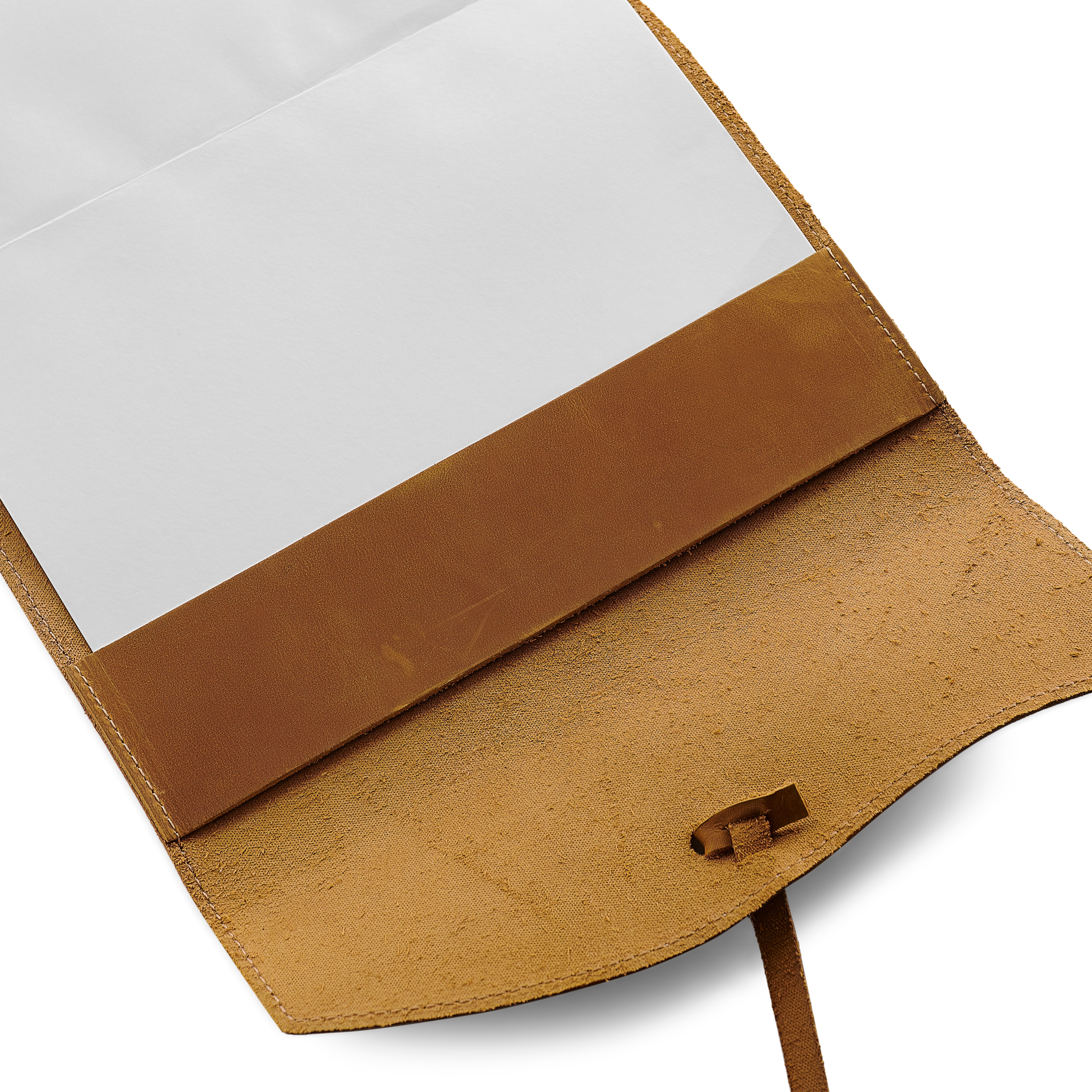 Anteckningsbok | Ljusbrunt läder | Large - 5