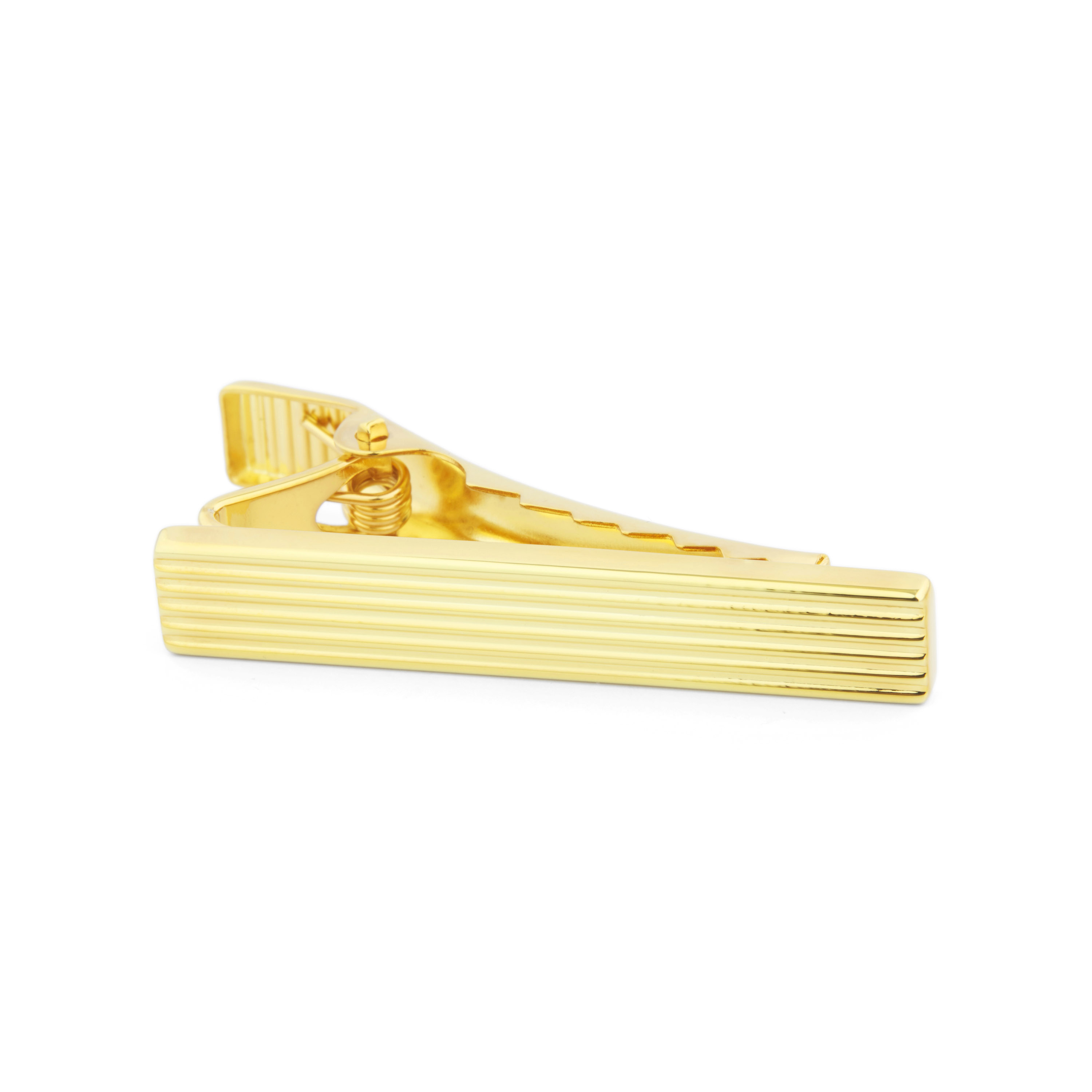 Kort Guldpläterad 925s Räfflad Set - 6