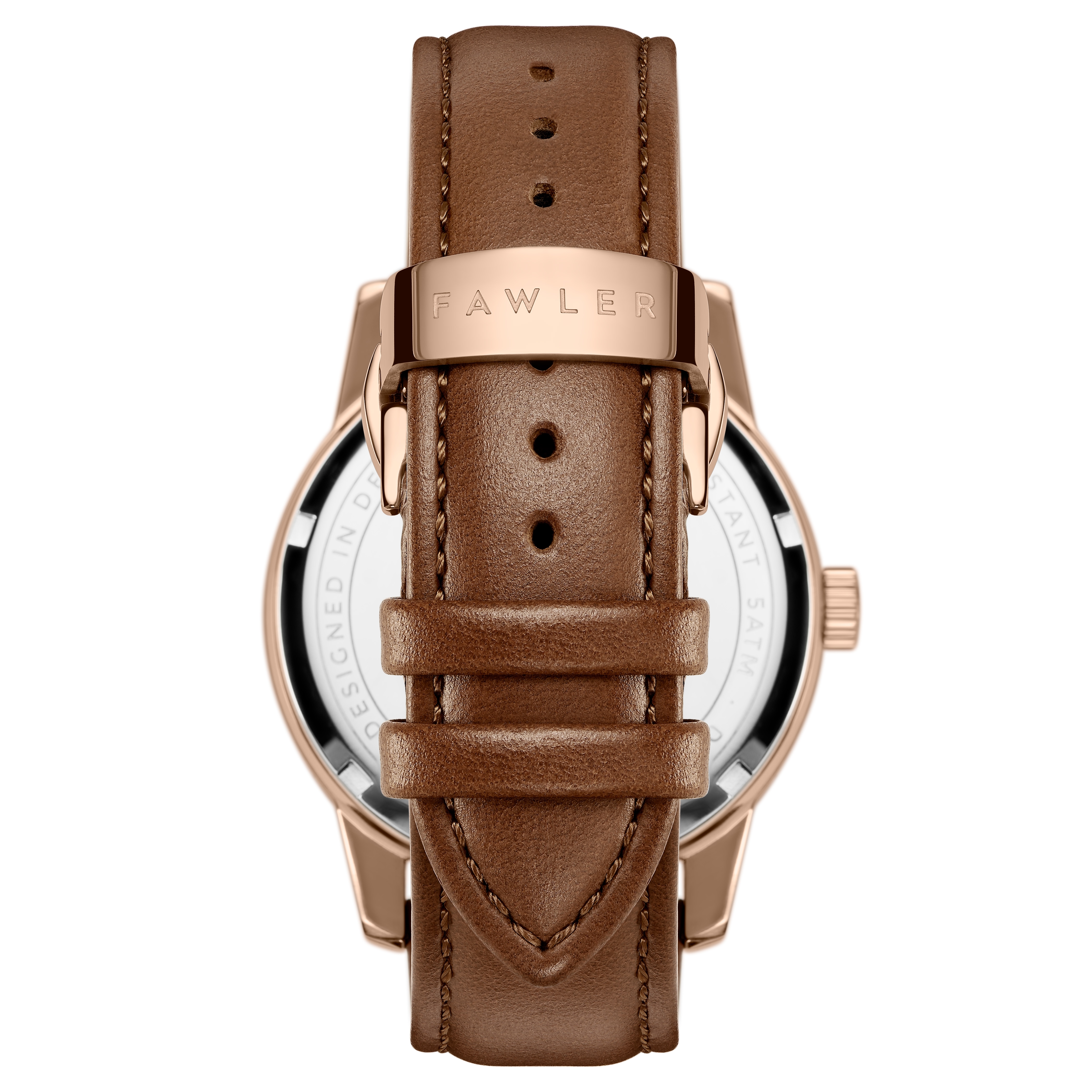 Dayton | Grey Textured Dial and Rose Gold-tone Stainless Steel Watch - 6