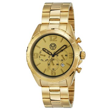 Alton | Gold-Tone Stainless Steel Watch With Gold-Tone Dial