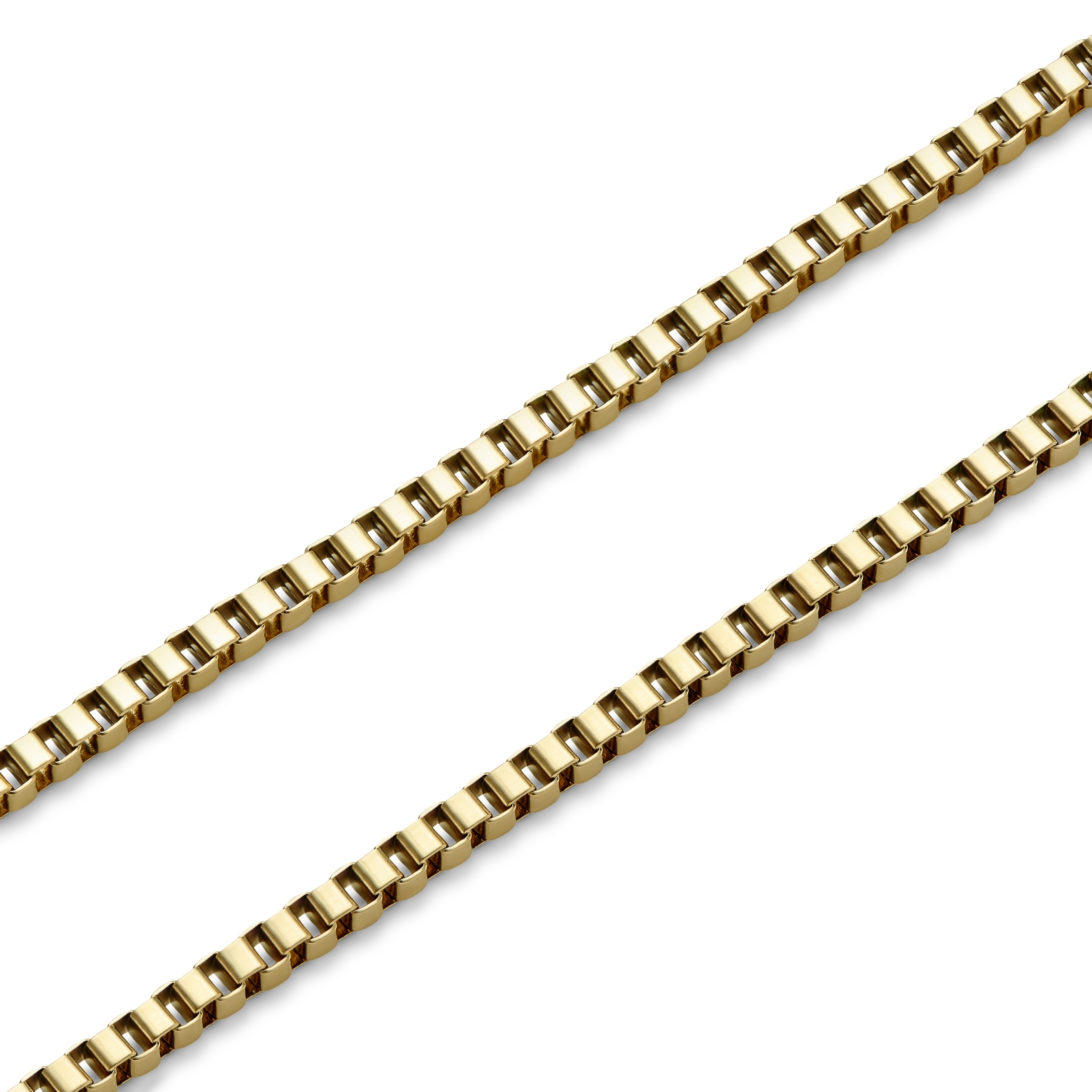 Essentials | Bracciale a catena quadrata da 2 mm color oro - 5