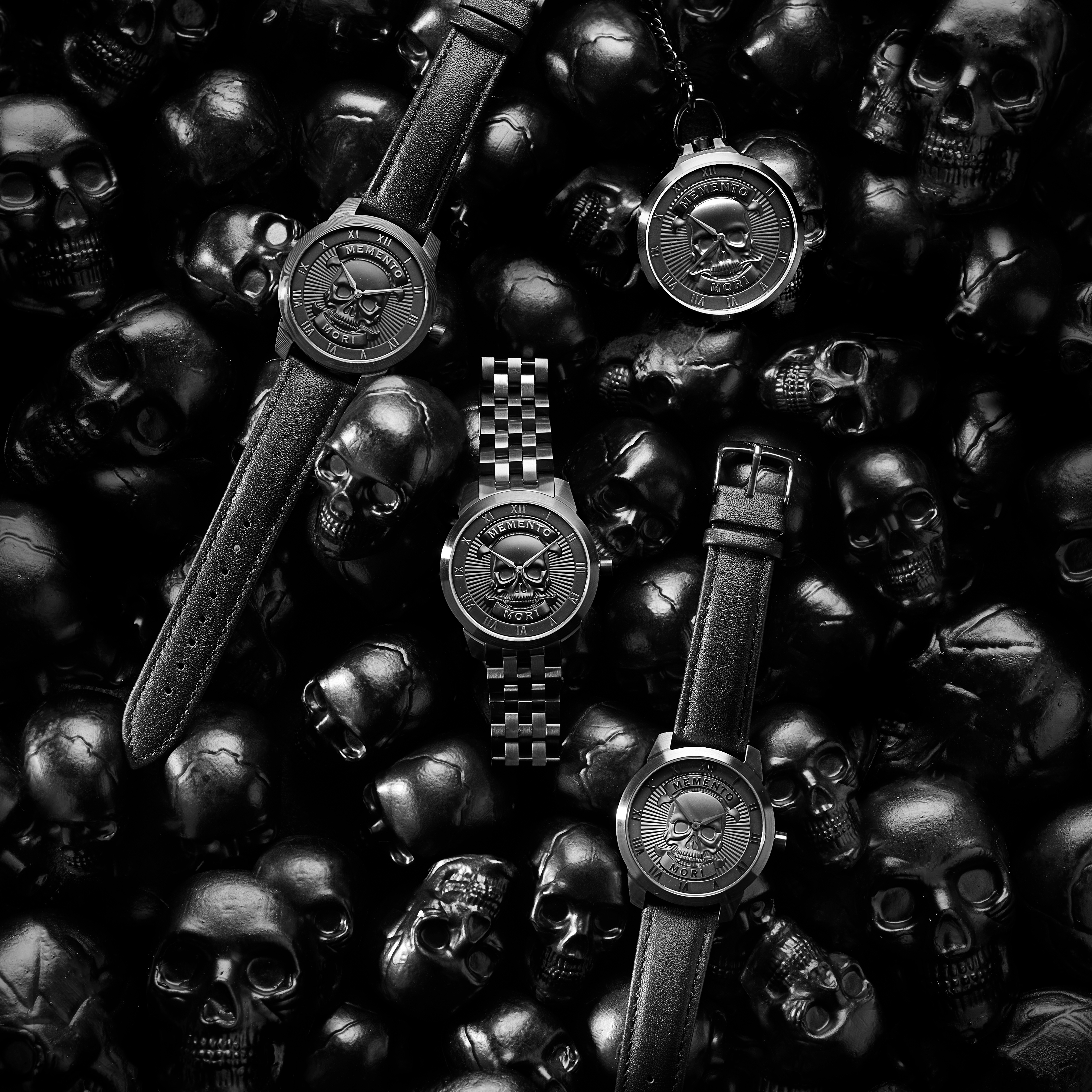  Memento Mori | Montre de poche à tête de mort  - 8