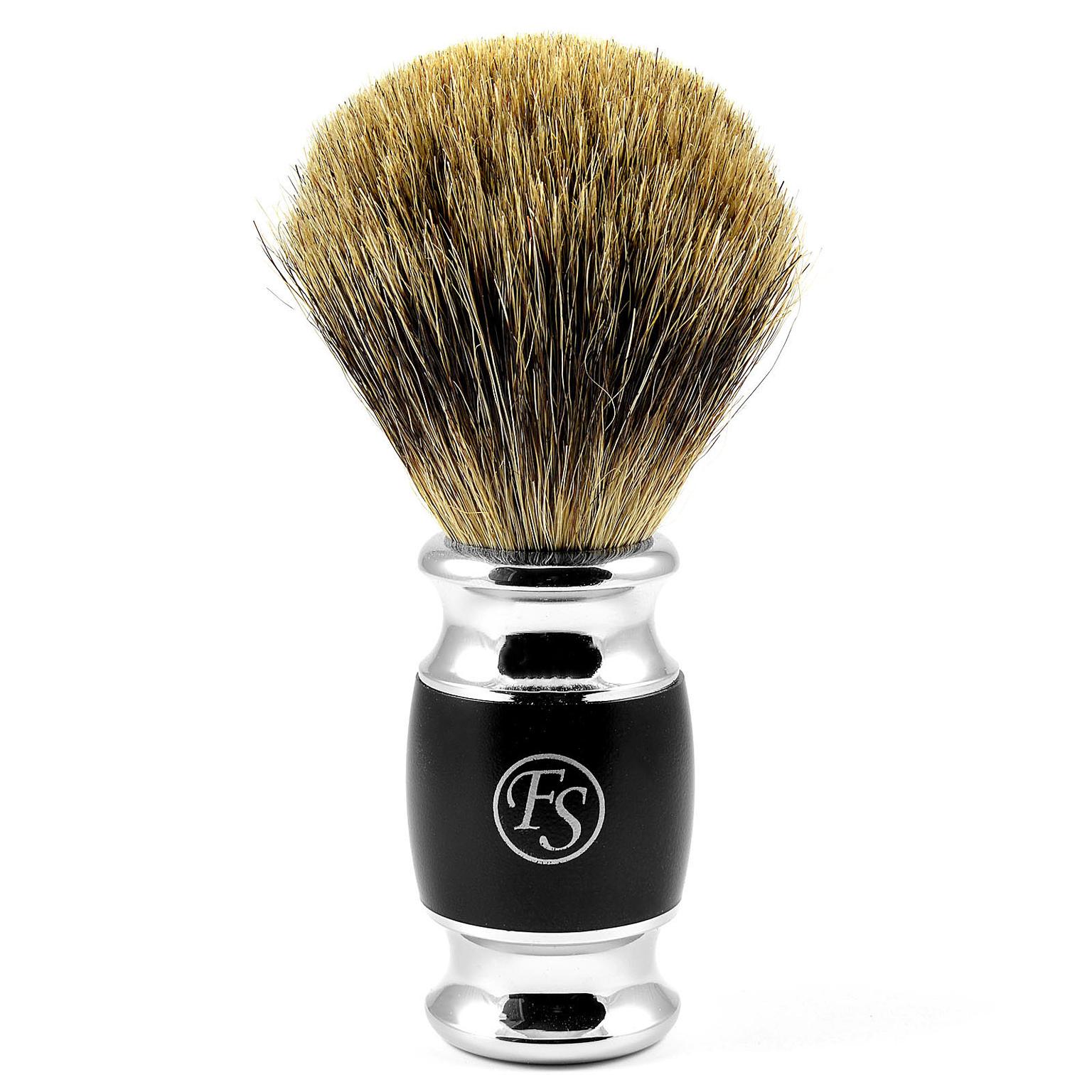 Black Modern Pure Badger Shaving Brush Black Modern Pure Badger Shaving Brush