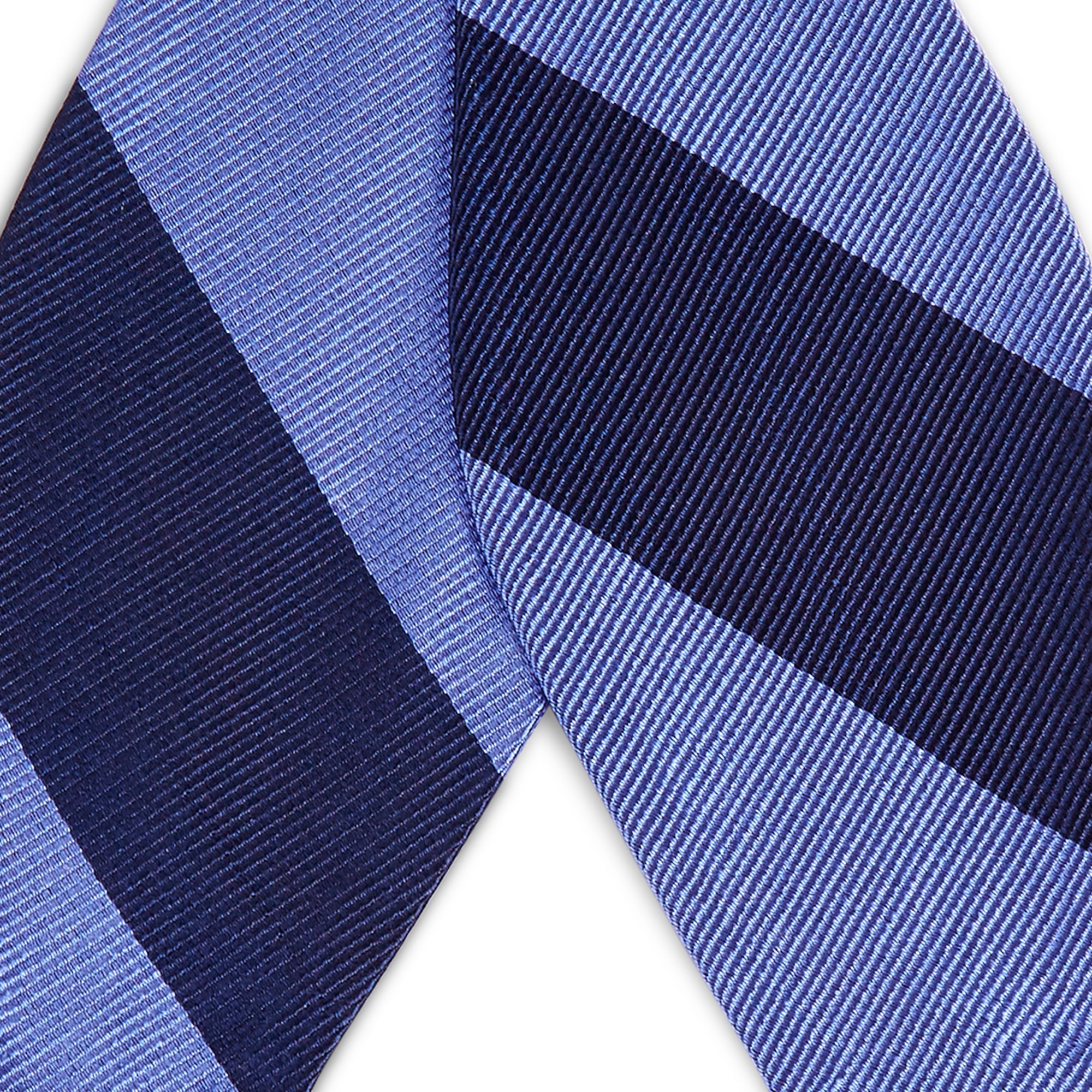 Pastellsinine-mereväesinine triibuline siidist iseseotav kikilips - 2