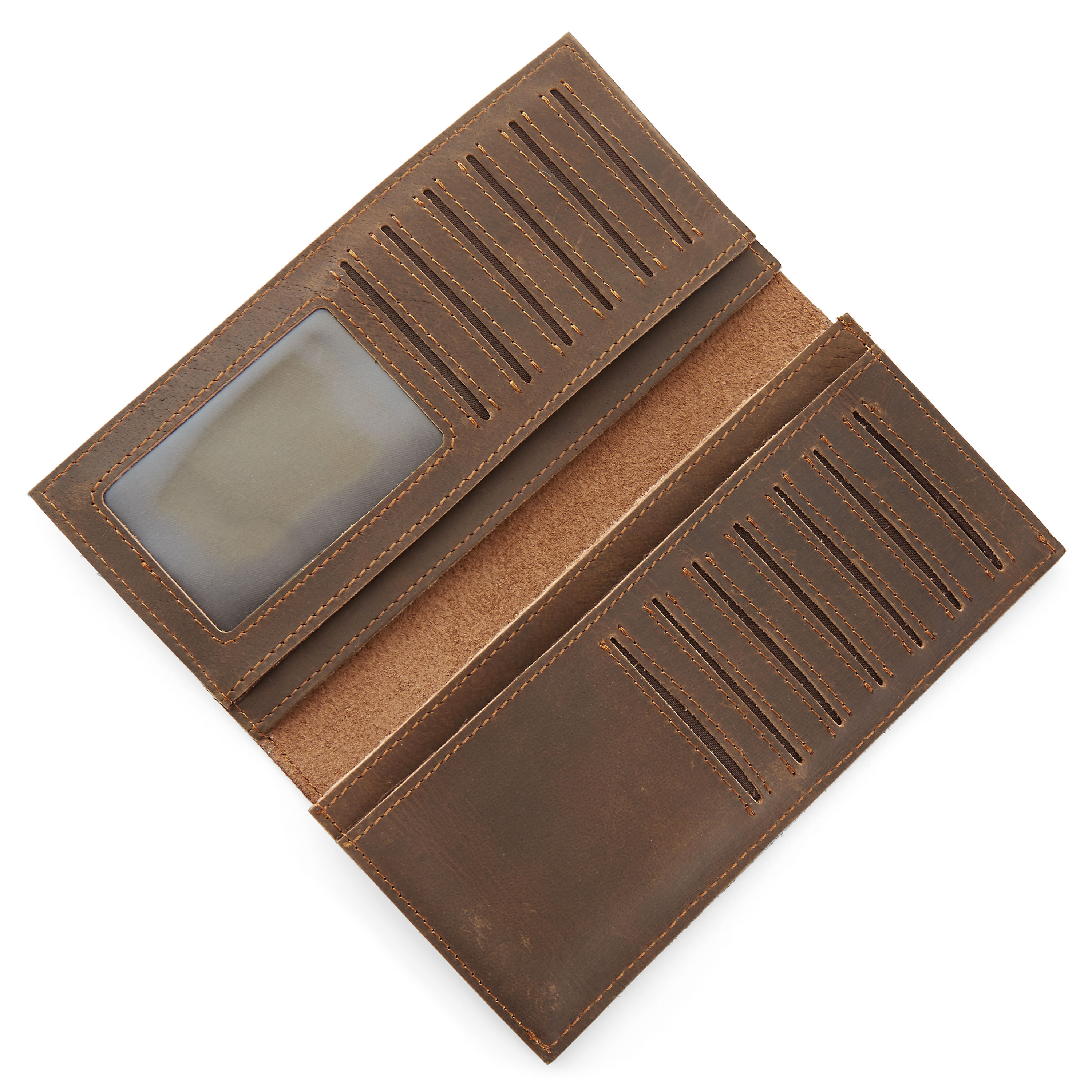 Stor Læderpung med Kraniemotiv - 6