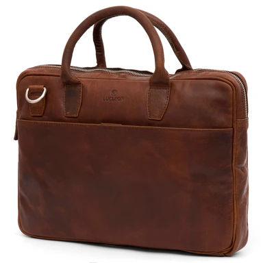 Montreal Slim Executive Hellbraune Ledertasche 13 Zoll Montreal Slim Executive Hellbraune Ledertasche 13 Zoll